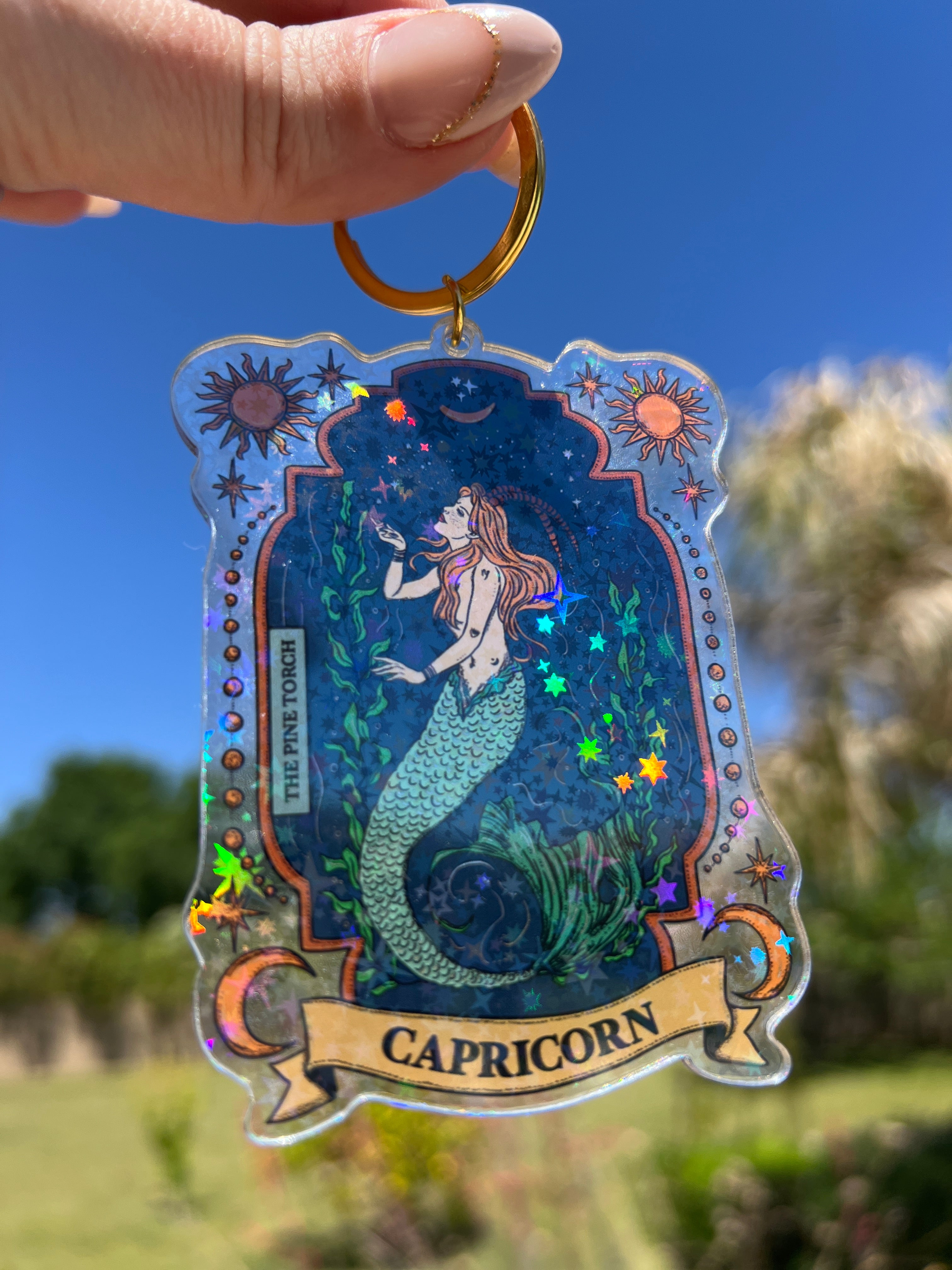 CAPRICORN « HOLOGRAPHIC KEYCHAIN »