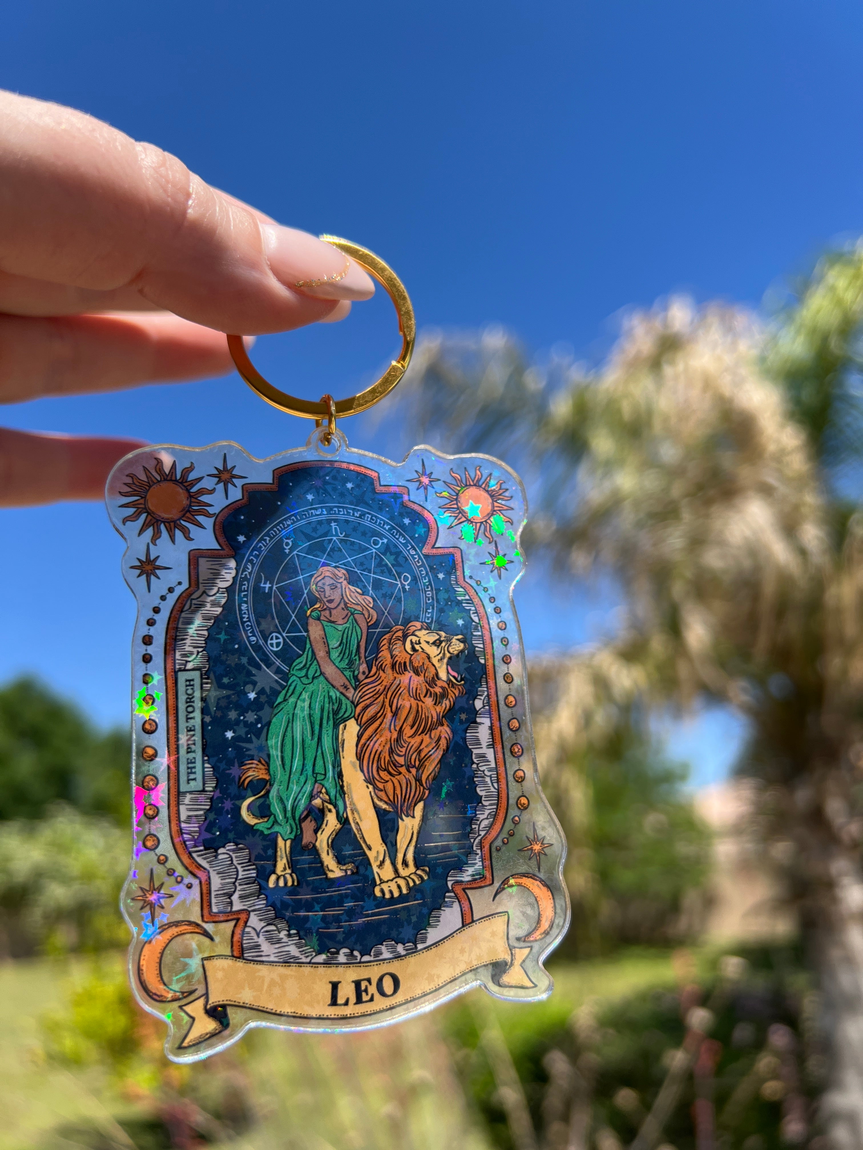 LEO « HOLOGRAPHIC KEYCHAIN »