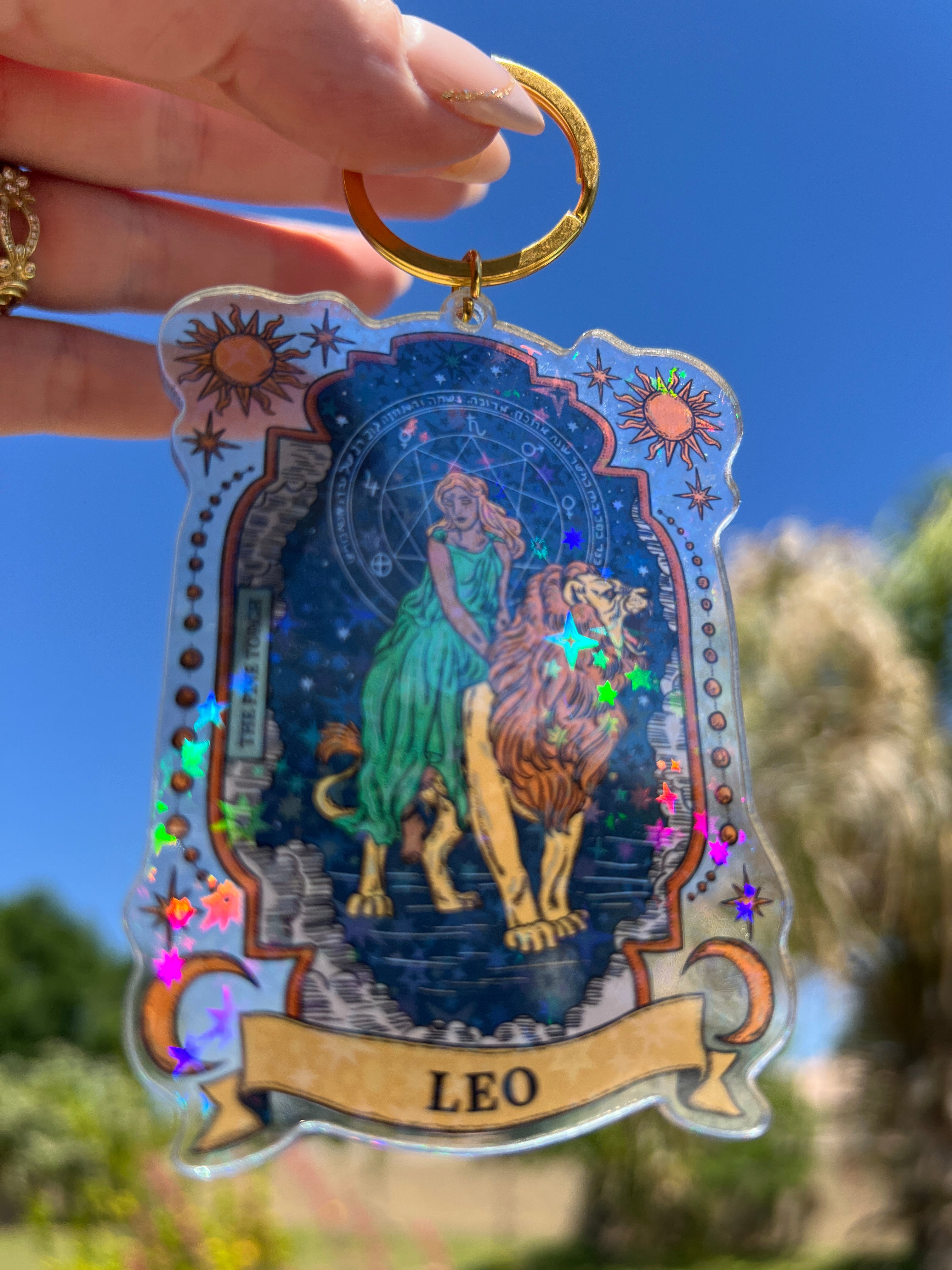 LEO « HOLOGRAPHIC KEYCHAIN »