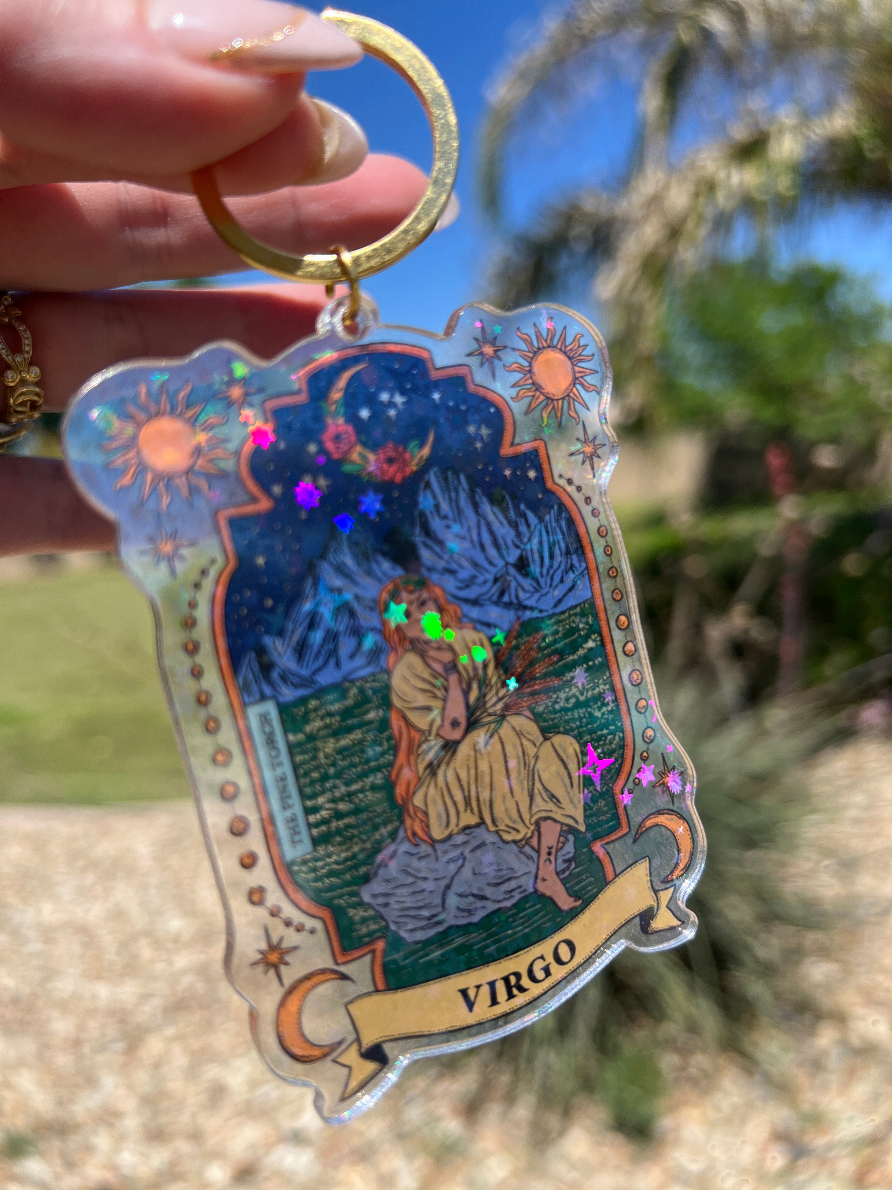 VIRGO « HOLOGRAPHIC KEYCHAIN »