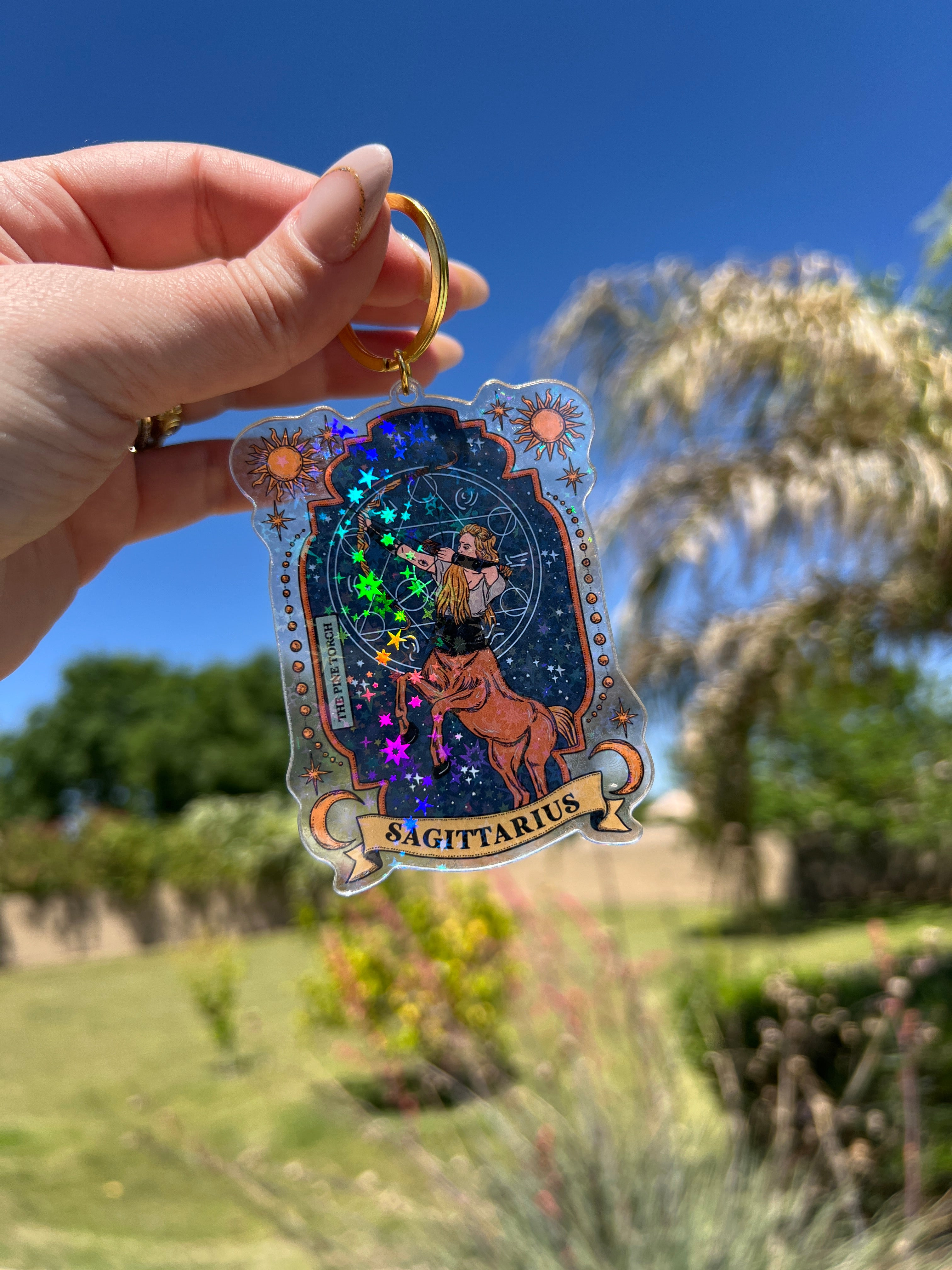 SAGITTARIUS « HOLOGRAPHIC KEYCHAIN »