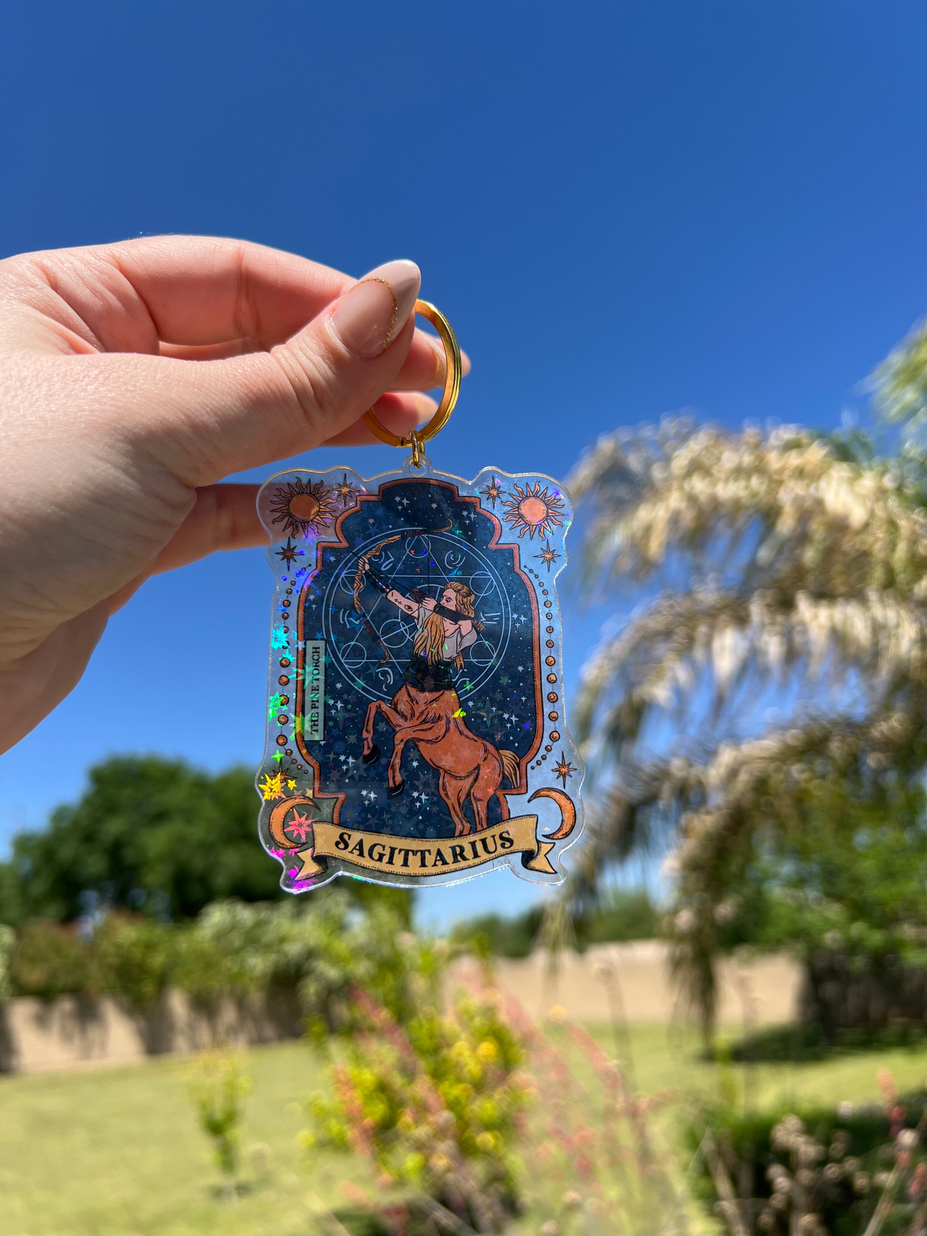 SAGITTARIUS « HOLOGRAPHIC KEYCHAIN »