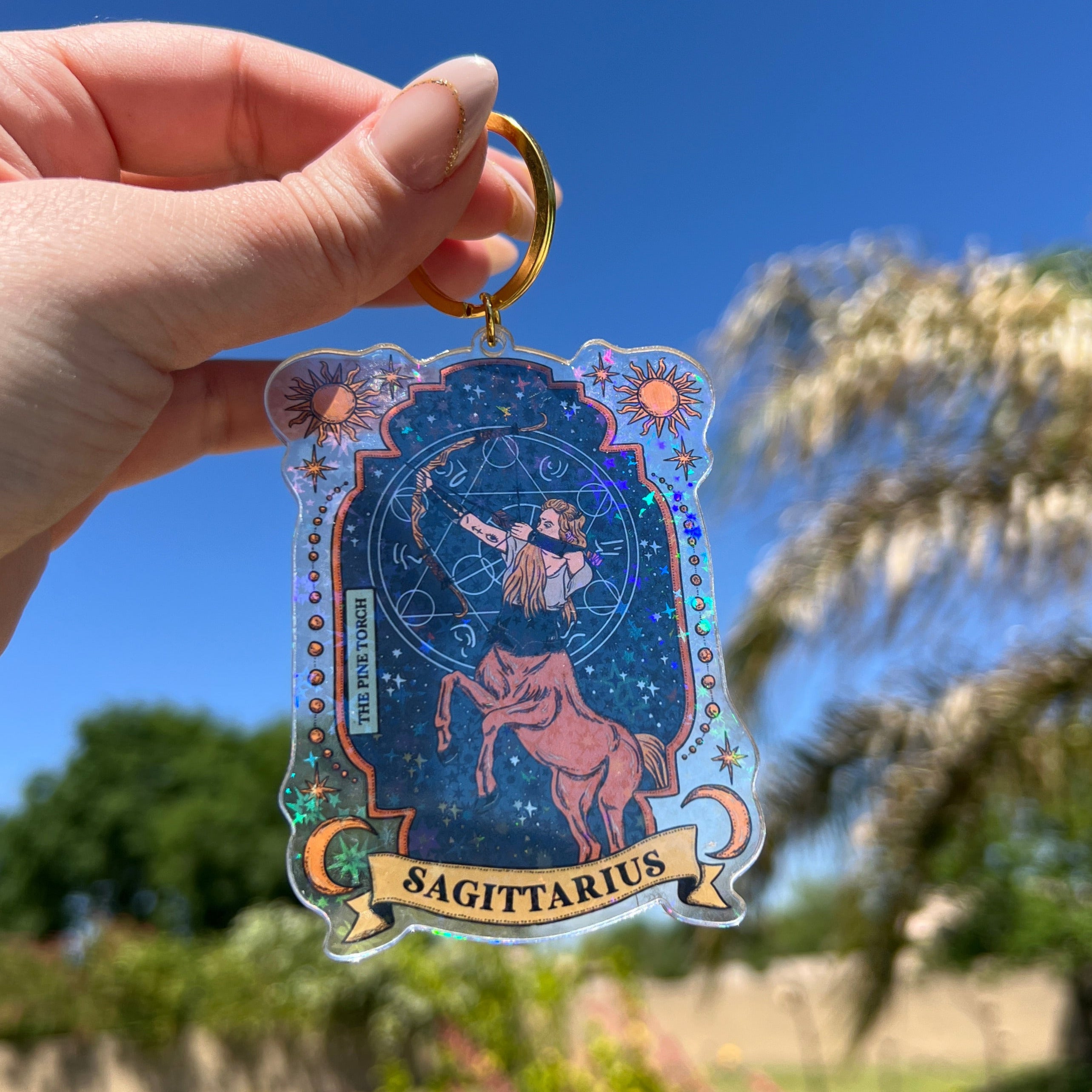 SAGITTARIUS « HOLOGRAPHIC KEYCHAIN »