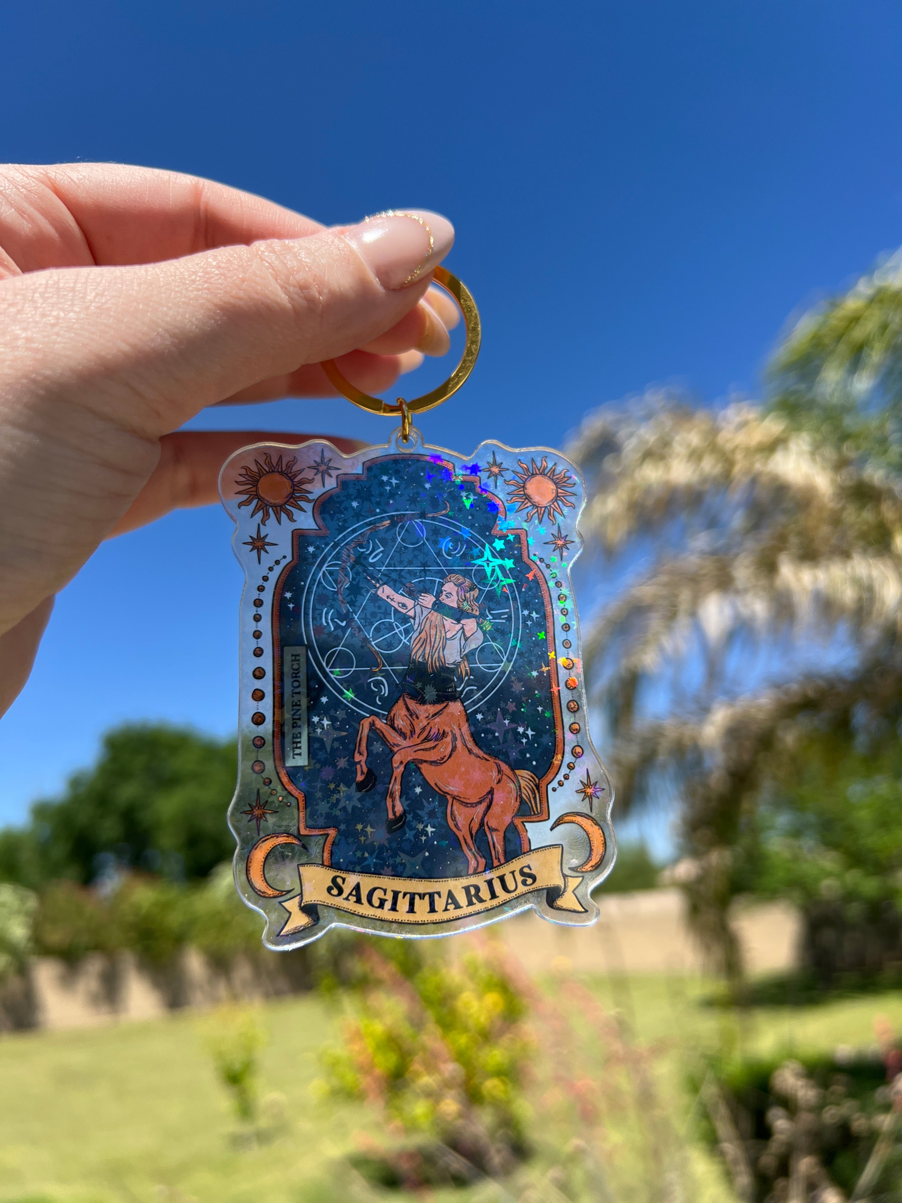 SAGITTARIUS « HOLOGRAPHIC KEYCHAIN »