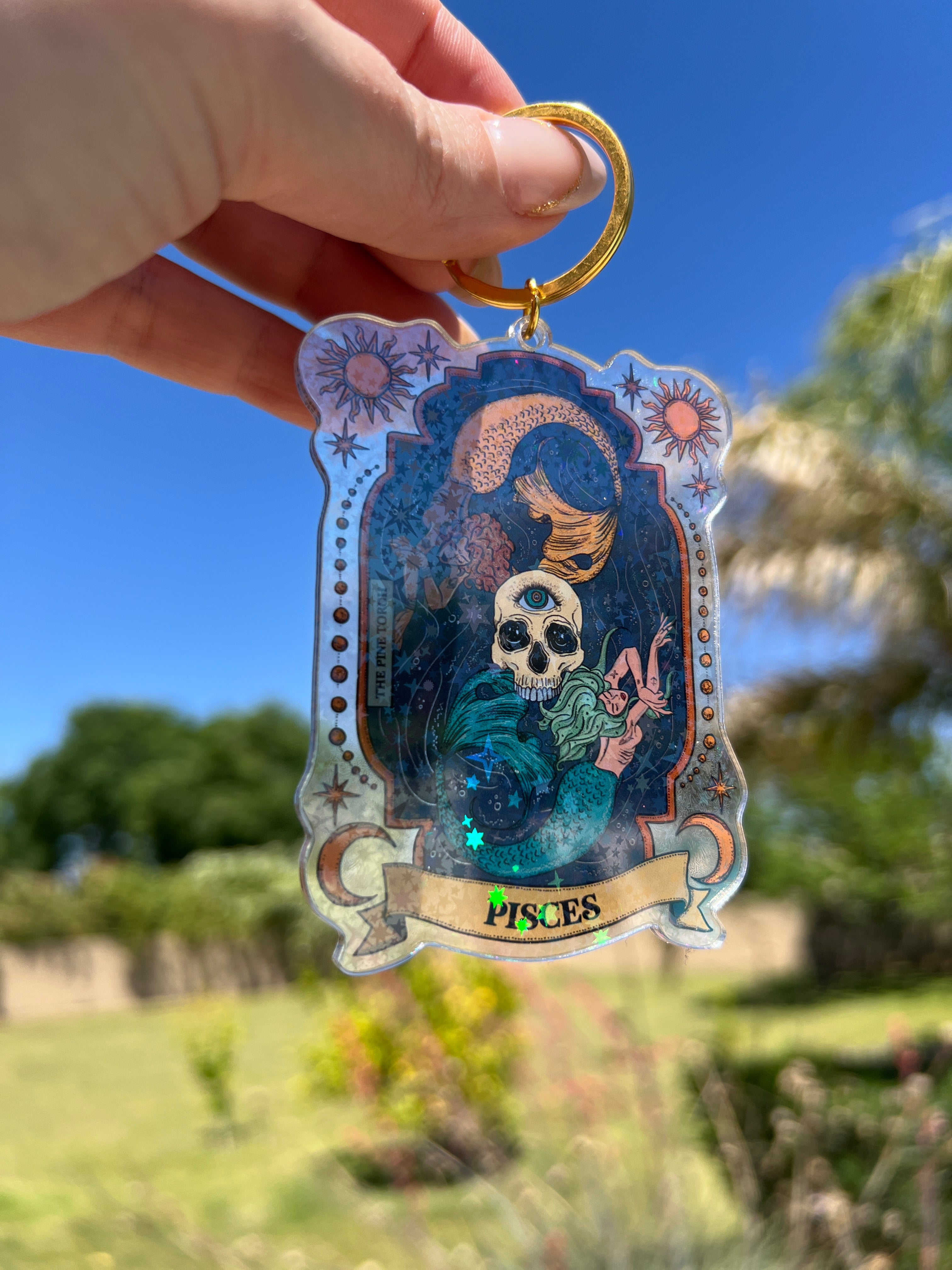 PISCES « HOLOGRAPHIC KEYCHAIN »