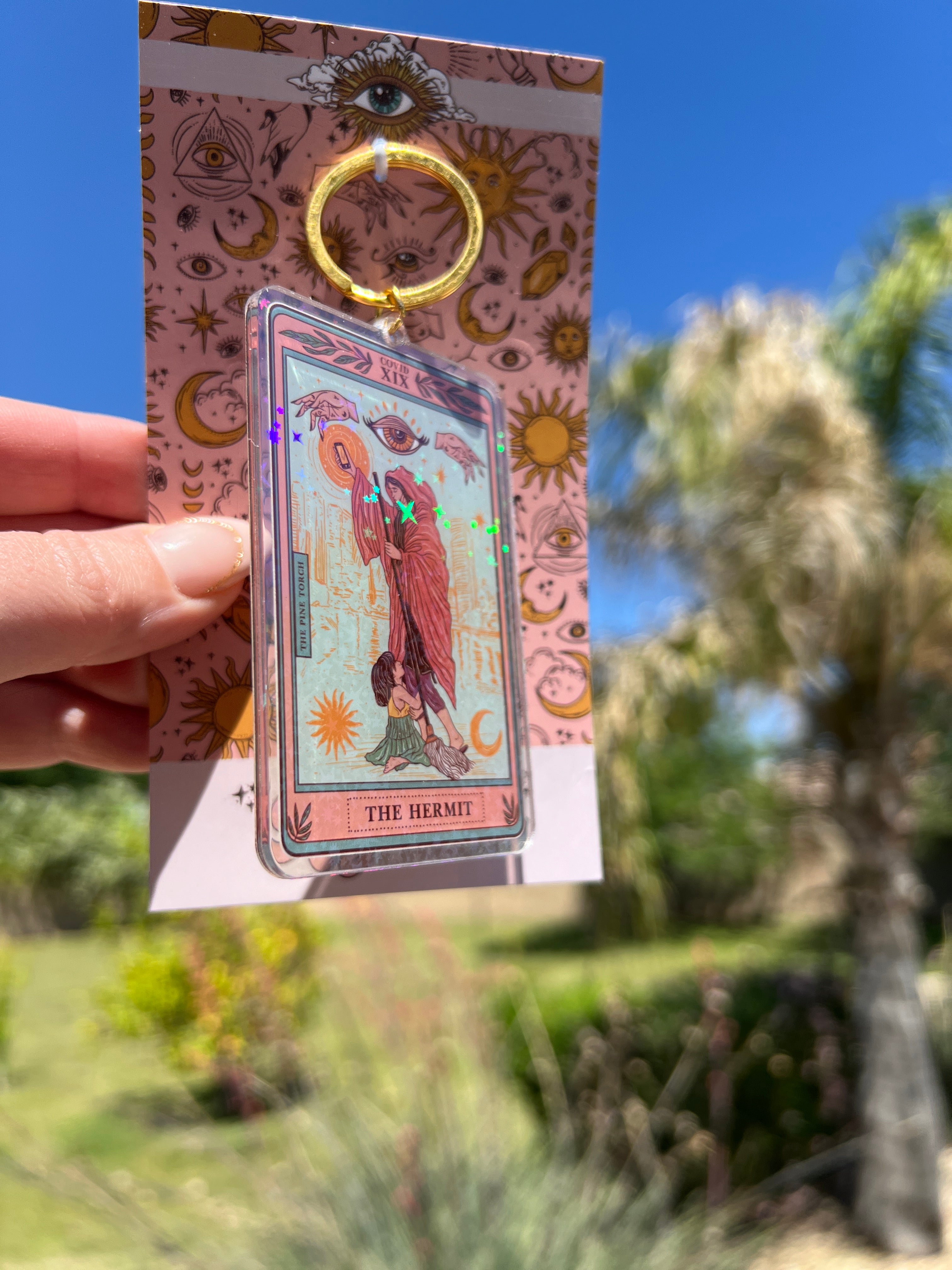 THE HERMIT « HOLOGRAPHIC KEYCHAIN »