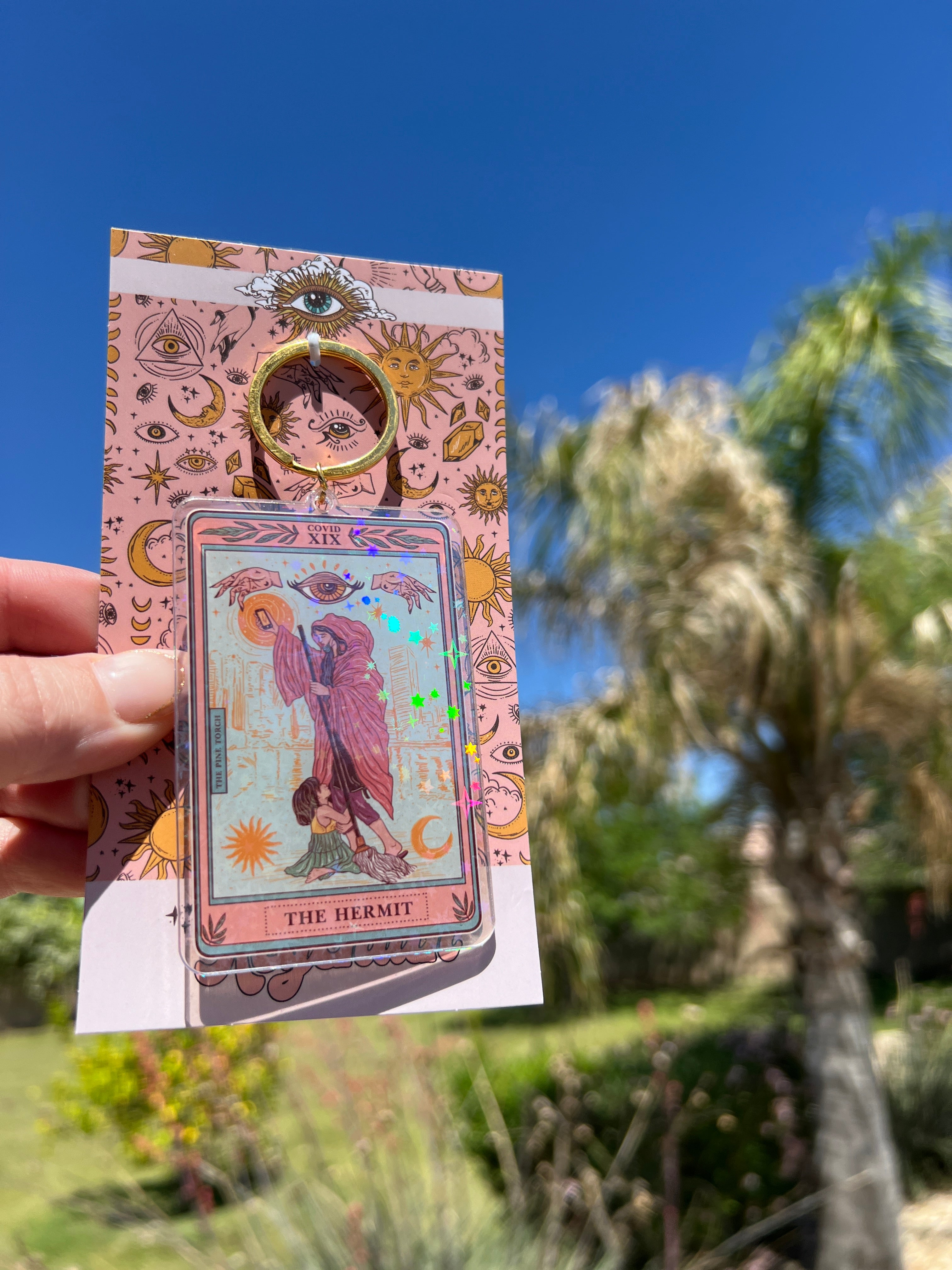 THE HERMIT « HOLOGRAPHIC KEYCHAIN »
