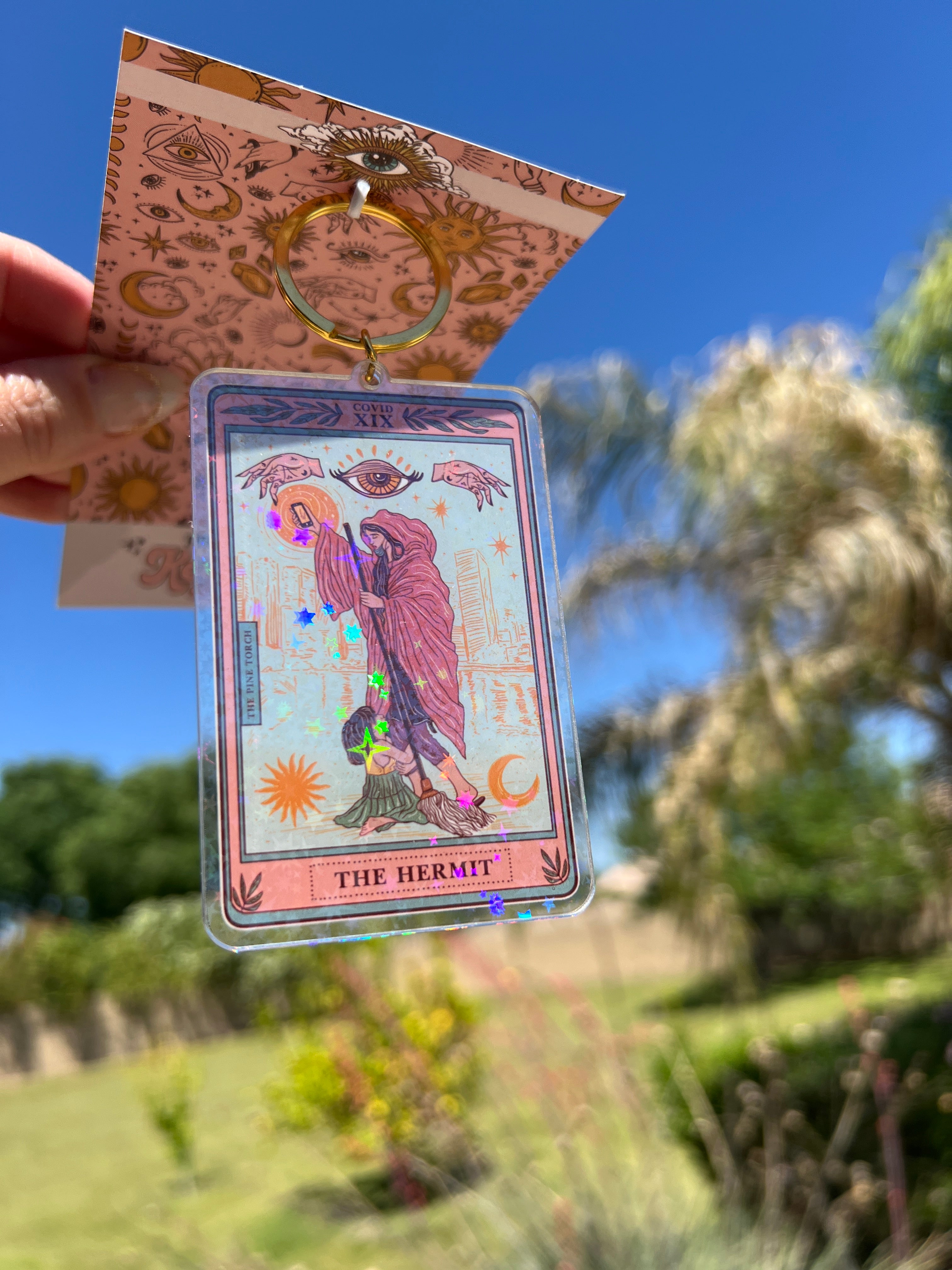 THE HERMIT « HOLOGRAPHIC KEYCHAIN »