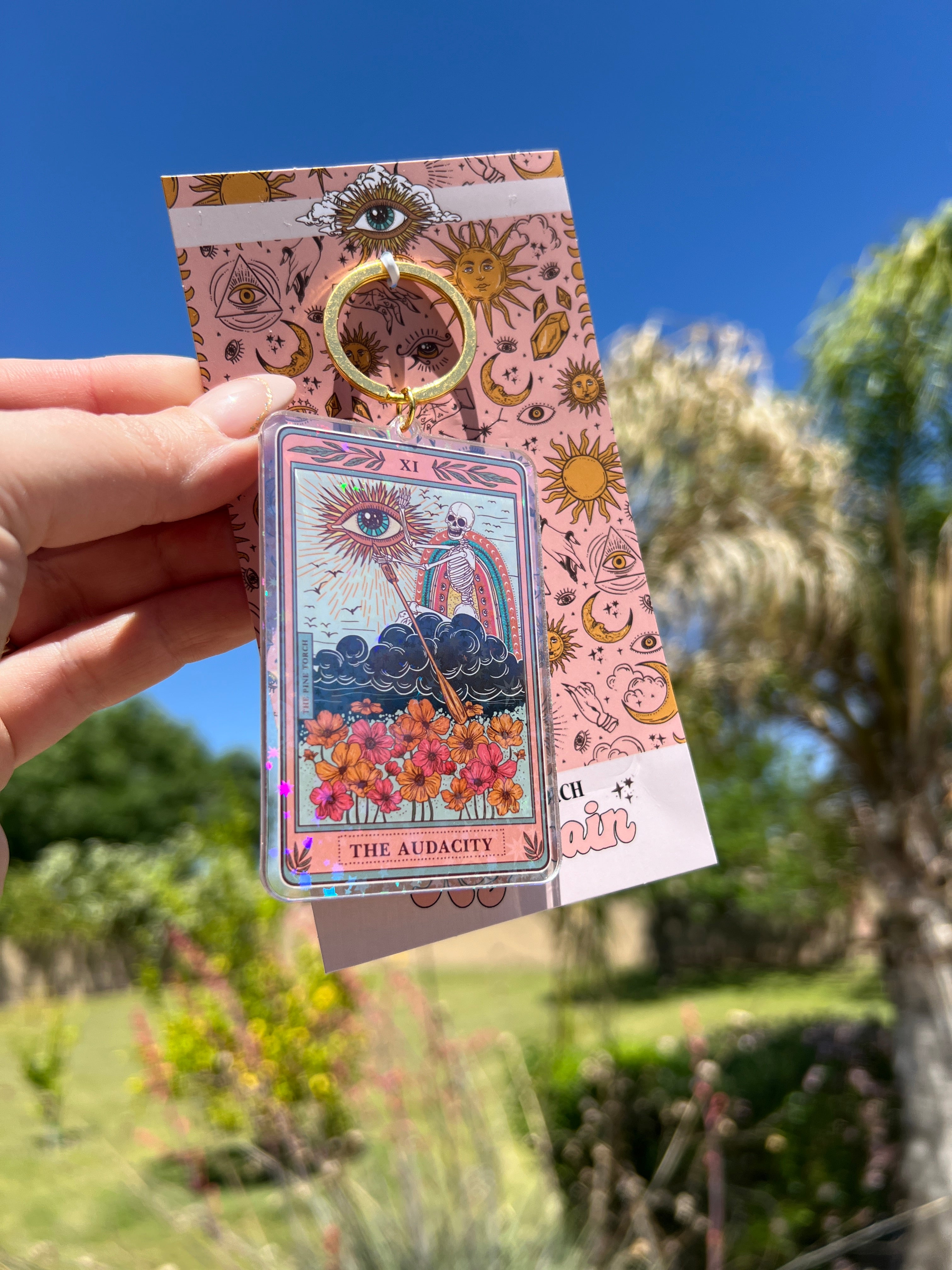 THE AUDACITY « HOLOGRAPHIC KEYCHAIN »