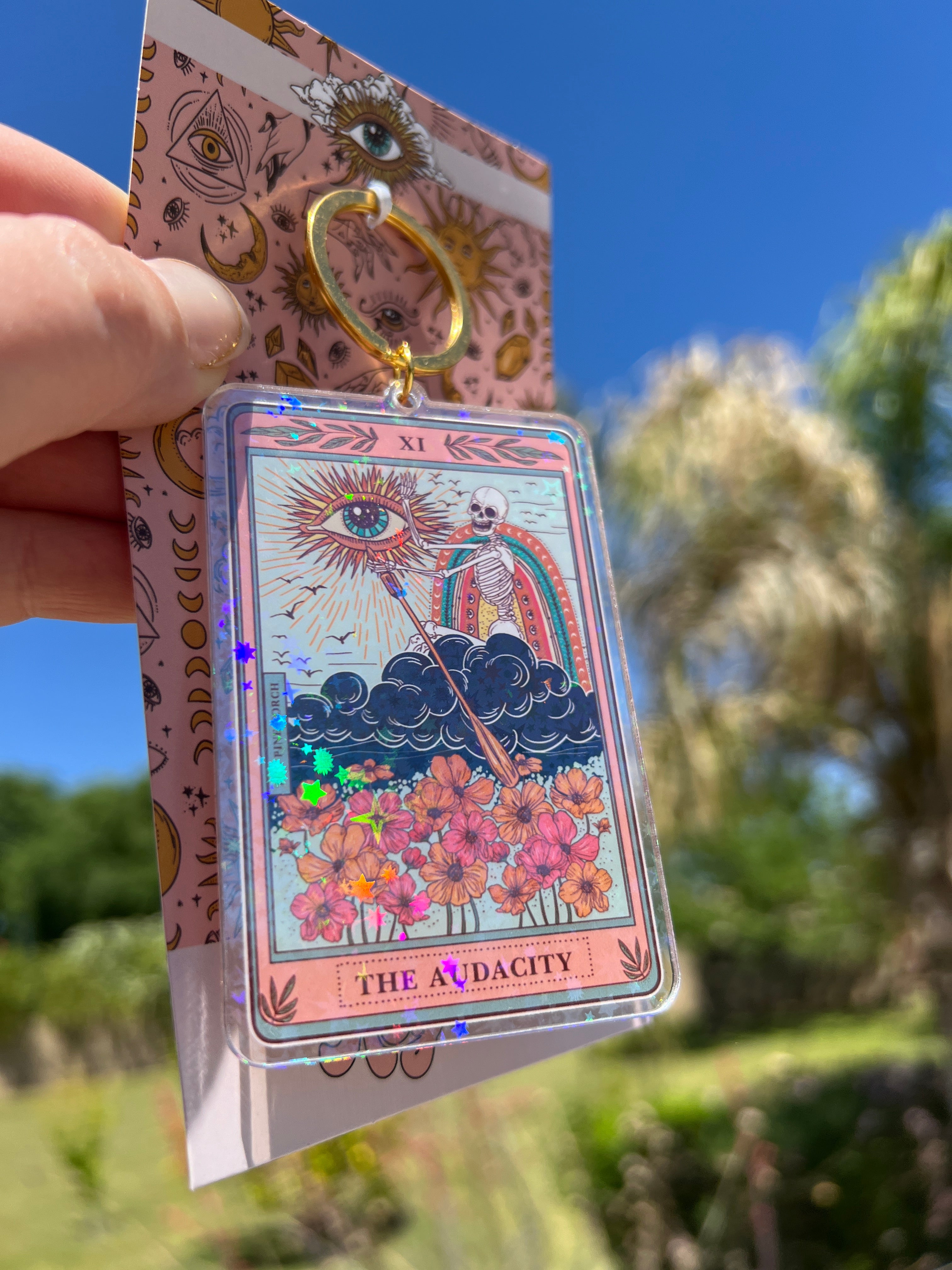 THE AUDACITY « HOLOGRAPHIC KEYCHAIN »