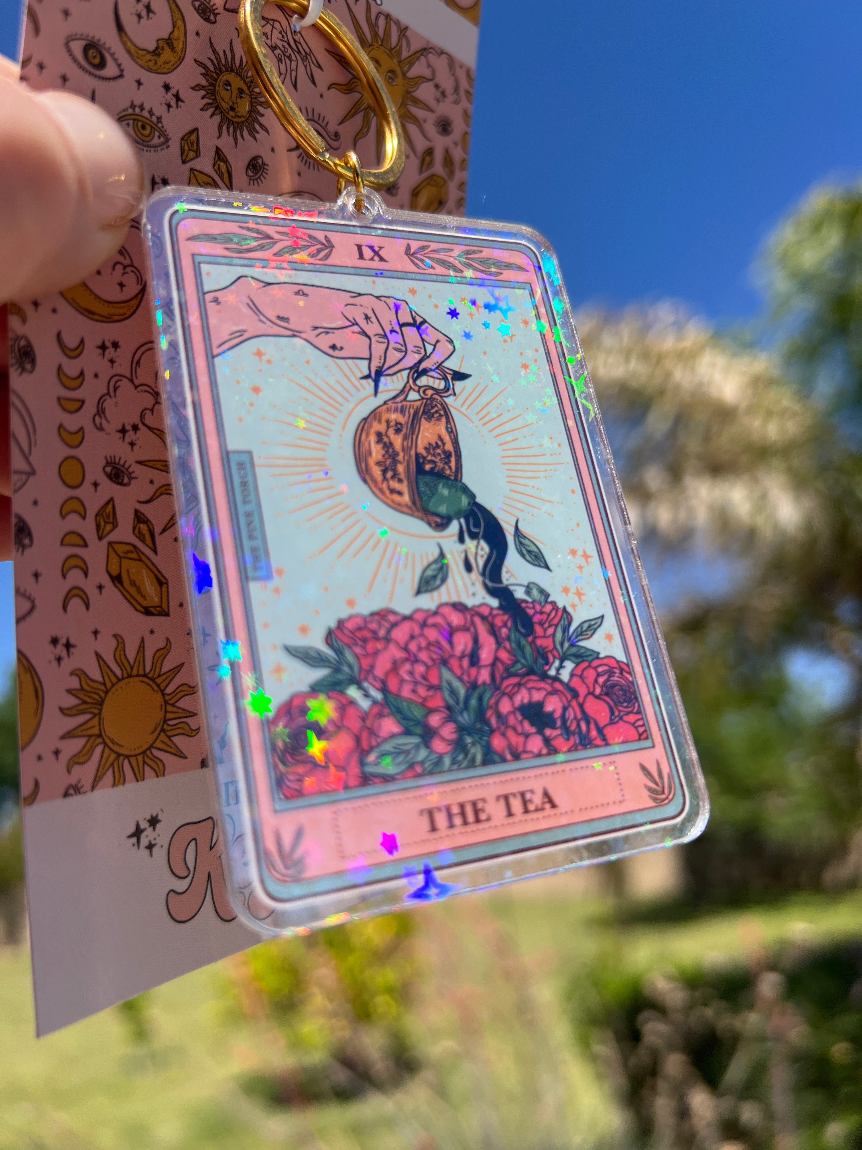 THE TEA « HOLOGRAPHIC KEYCHAIN »
