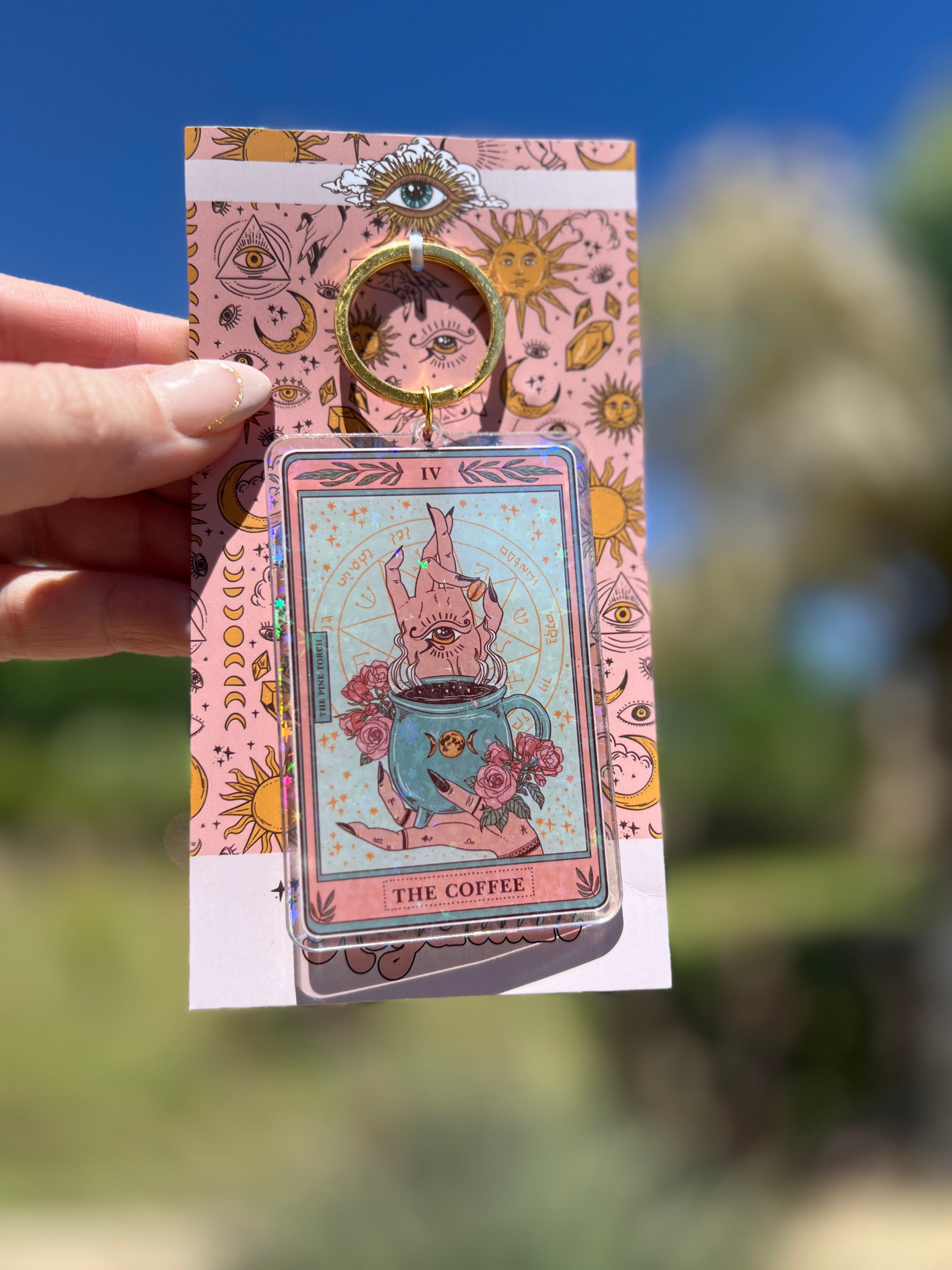 THE COFFEE « HOLOGRAPHIC KEYCHAIN »