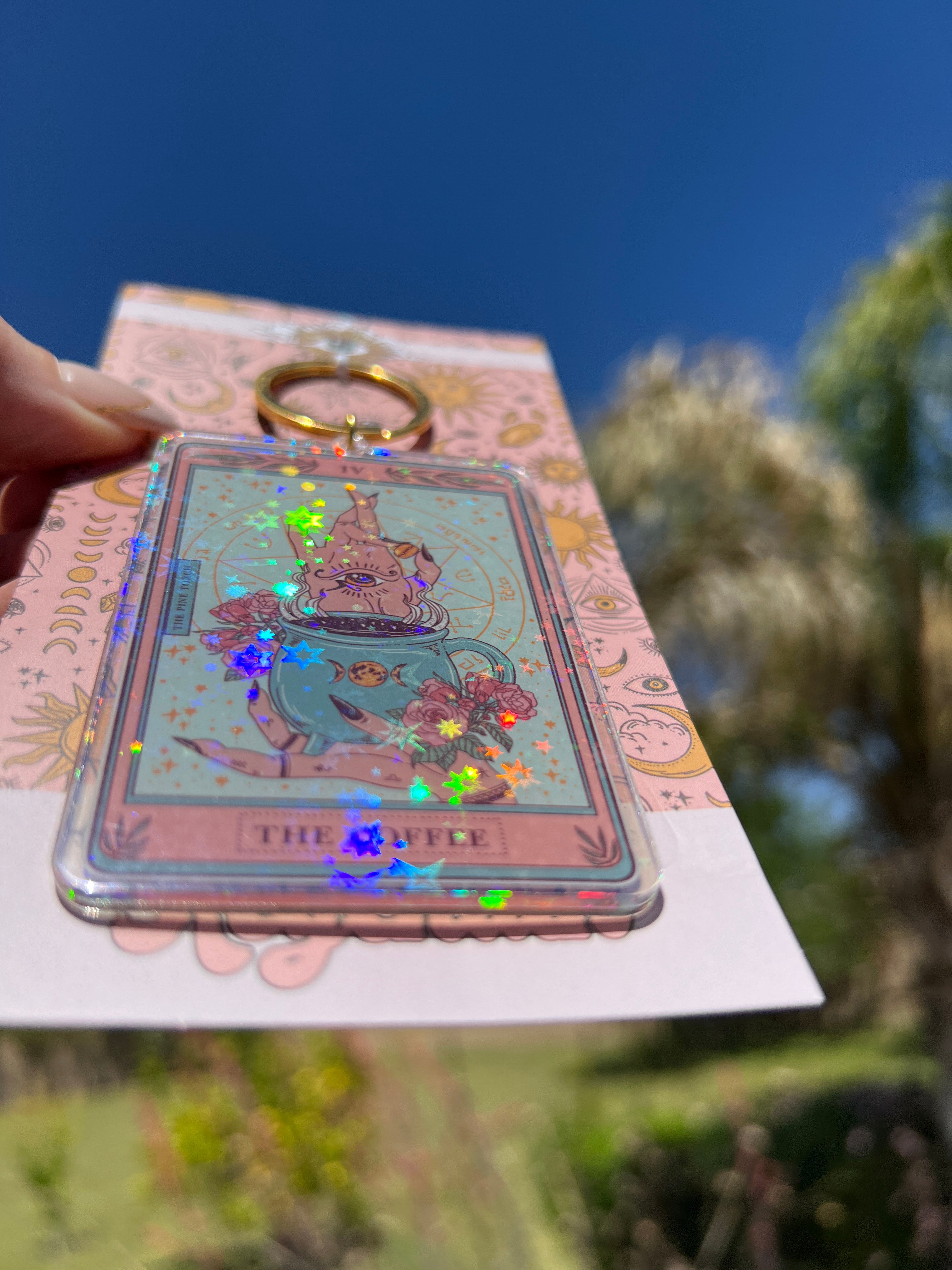 THE COFFEE « HOLOGRAPHIC KEYCHAIN »