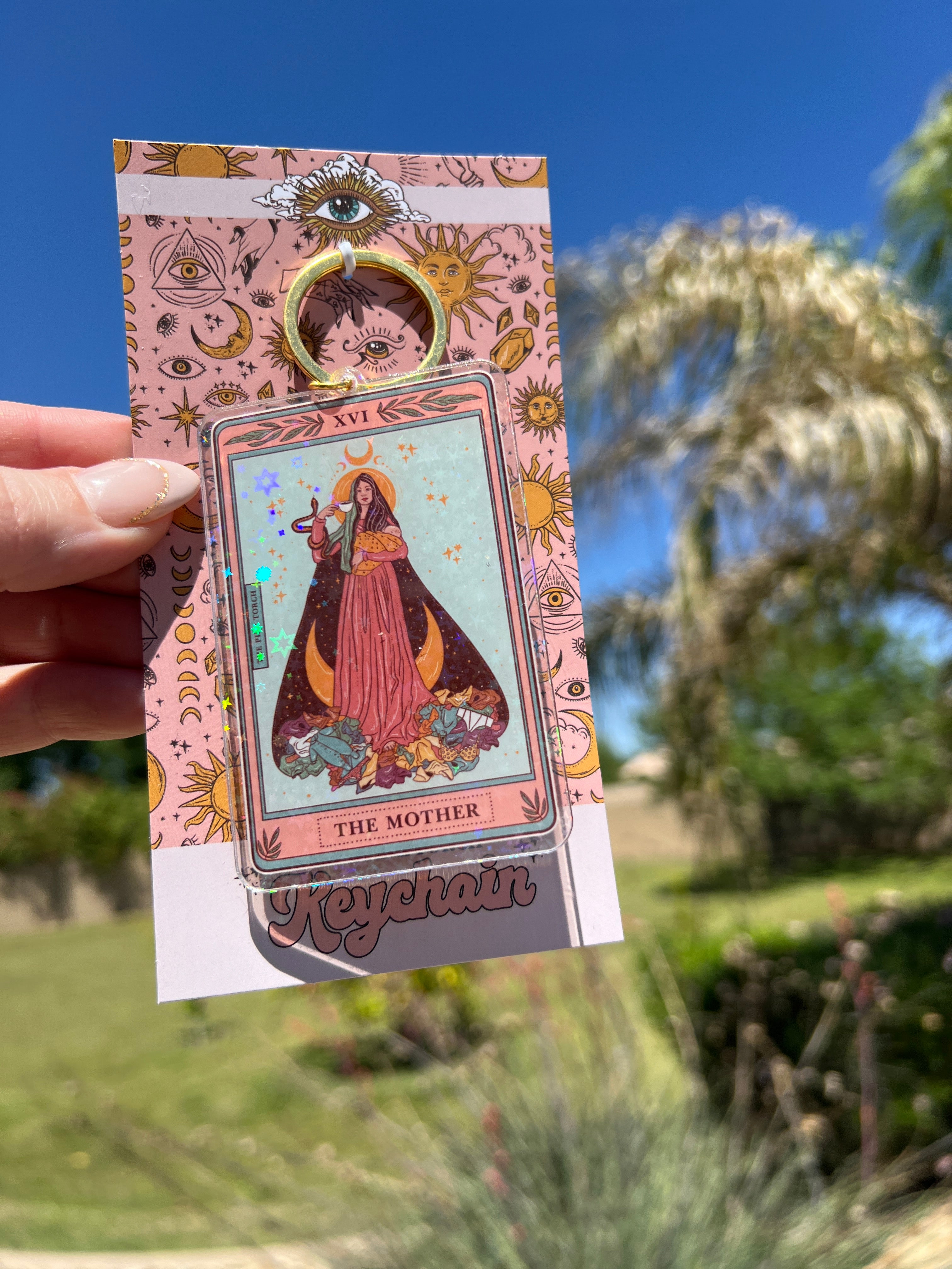 THE MOTHER « HOLOGRAPHIC KEYCHAIN »