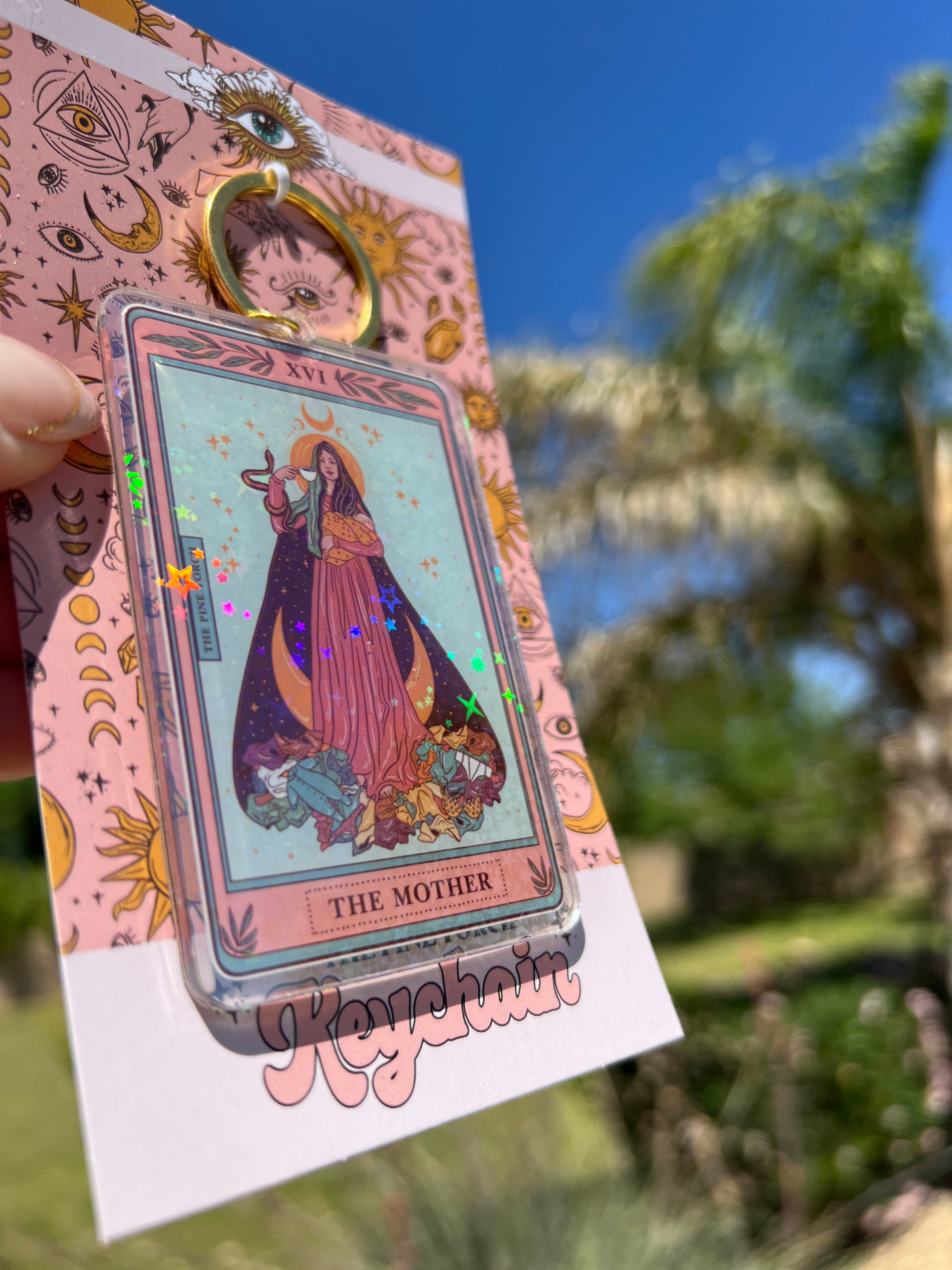 THE MOTHER « HOLOGRAPHIC KEYCHAIN »