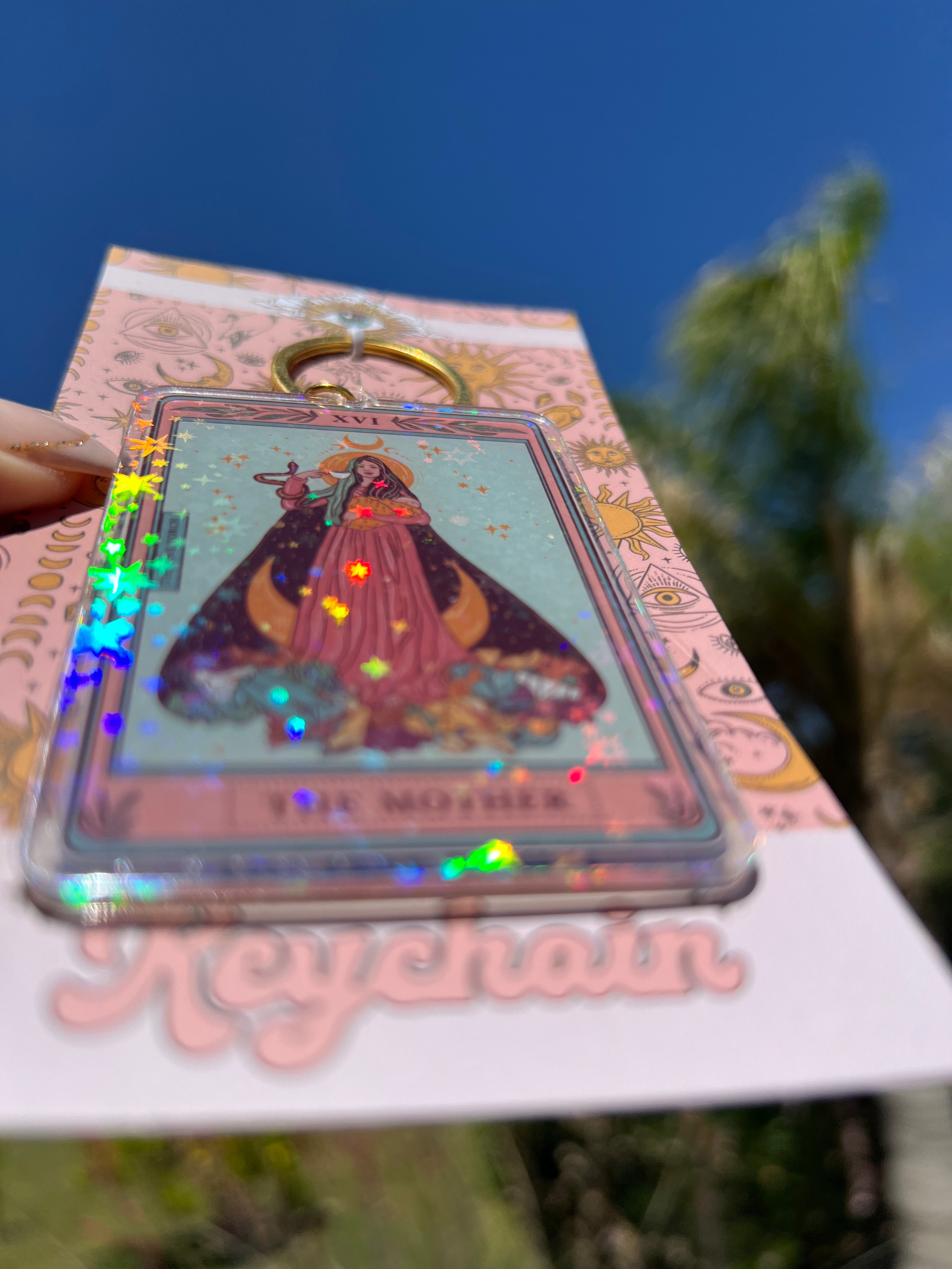 THE MOTHER « HOLOGRAPHIC KEYCHAIN »