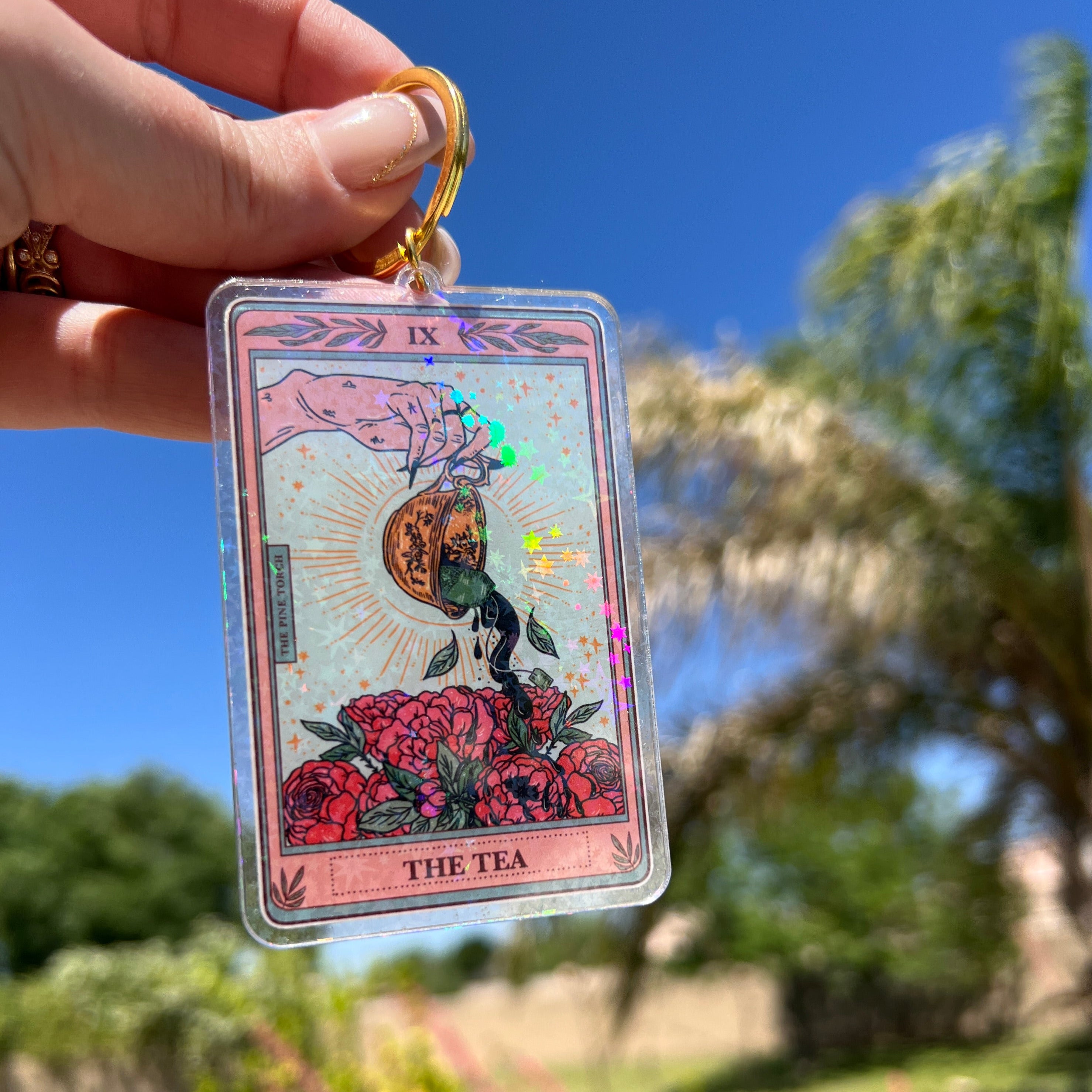 THE TEA « HOLOGRAPHIC KEYCHAIN »