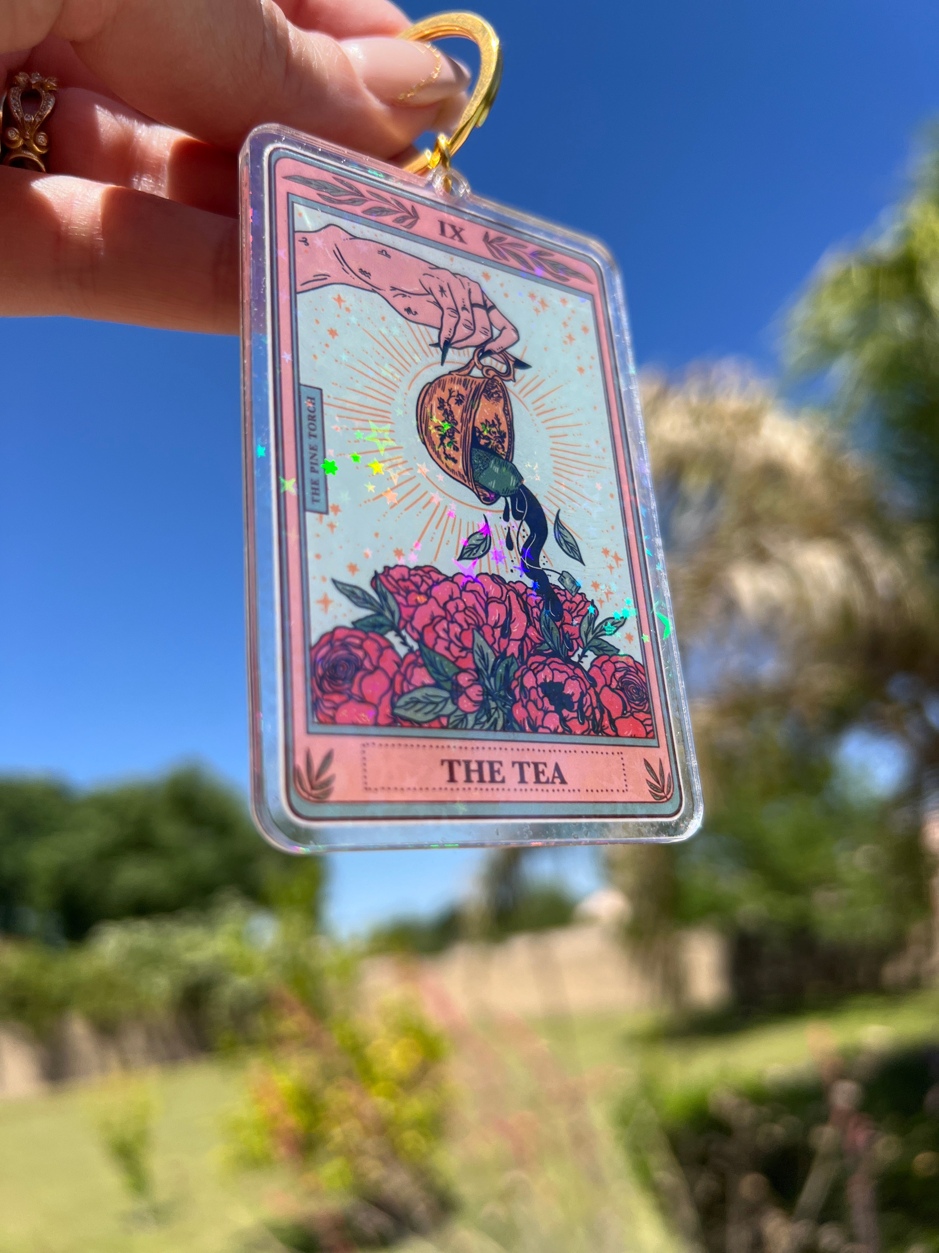 THE TEA « HOLOGRAPHIC KEYCHAIN »