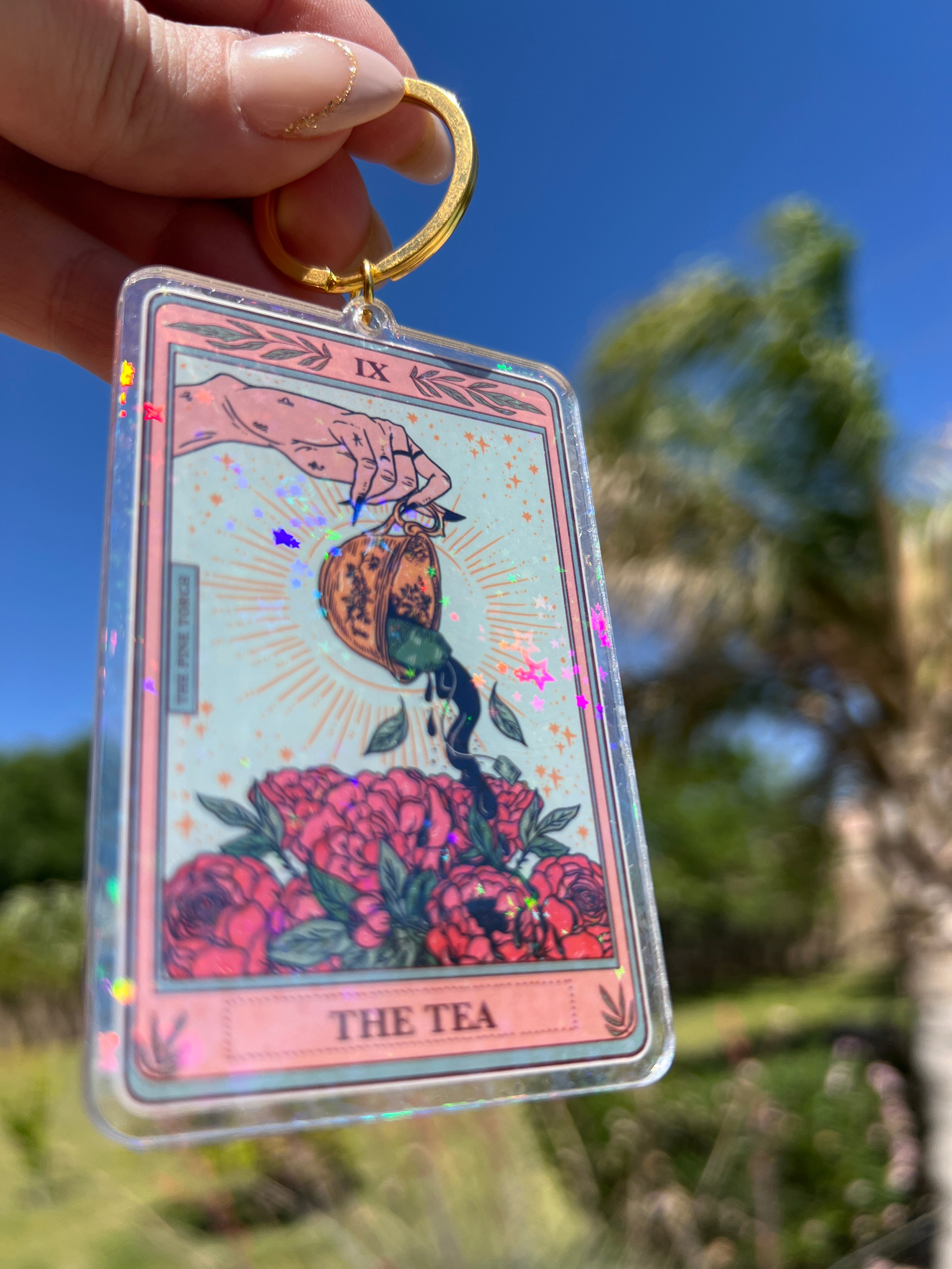 THE TEA « HOLOGRAPHIC KEYCHAIN »