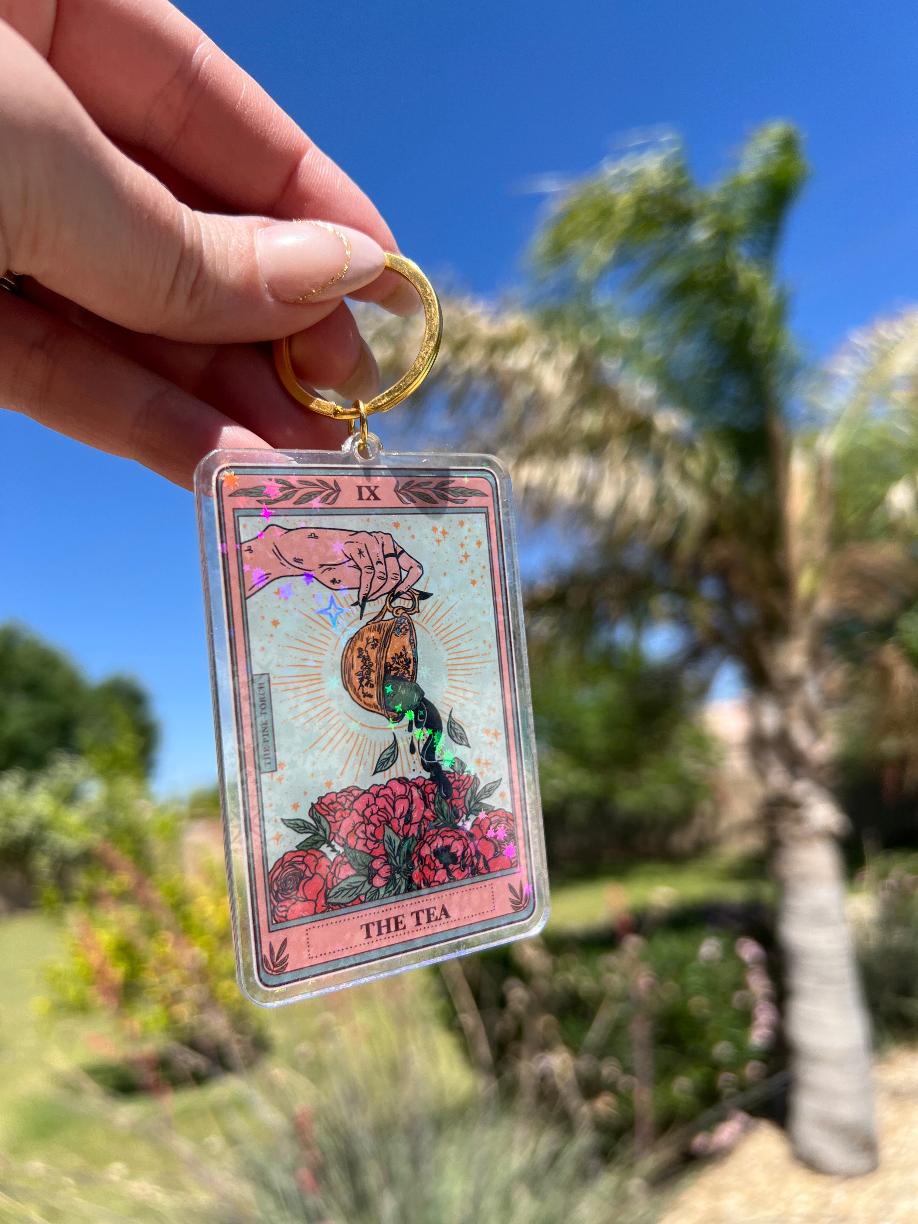 THE TEA « HOLOGRAPHIC KEYCHAIN »