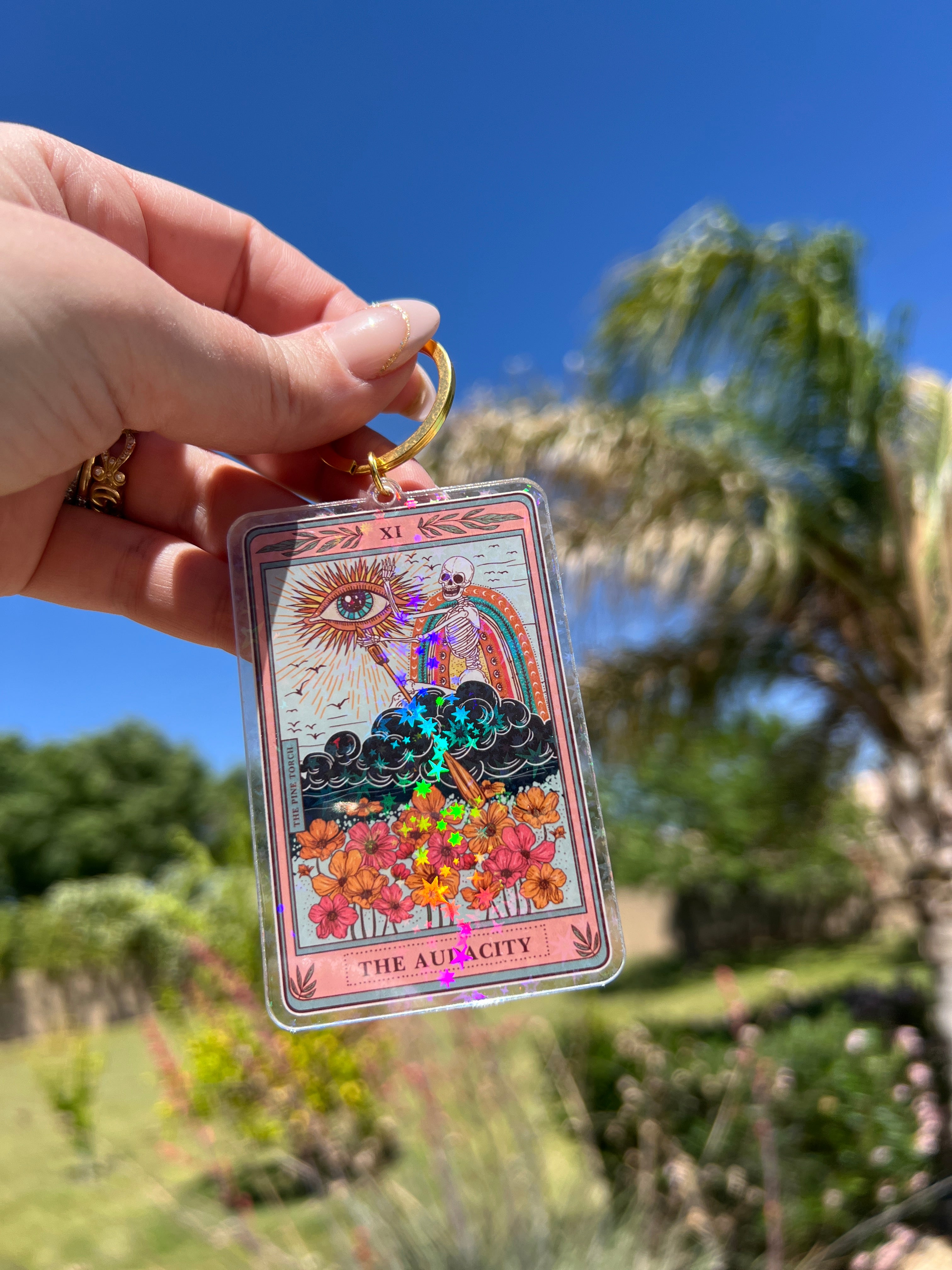 THE AUDACITY « HOLOGRAPHIC KEYCHAIN »