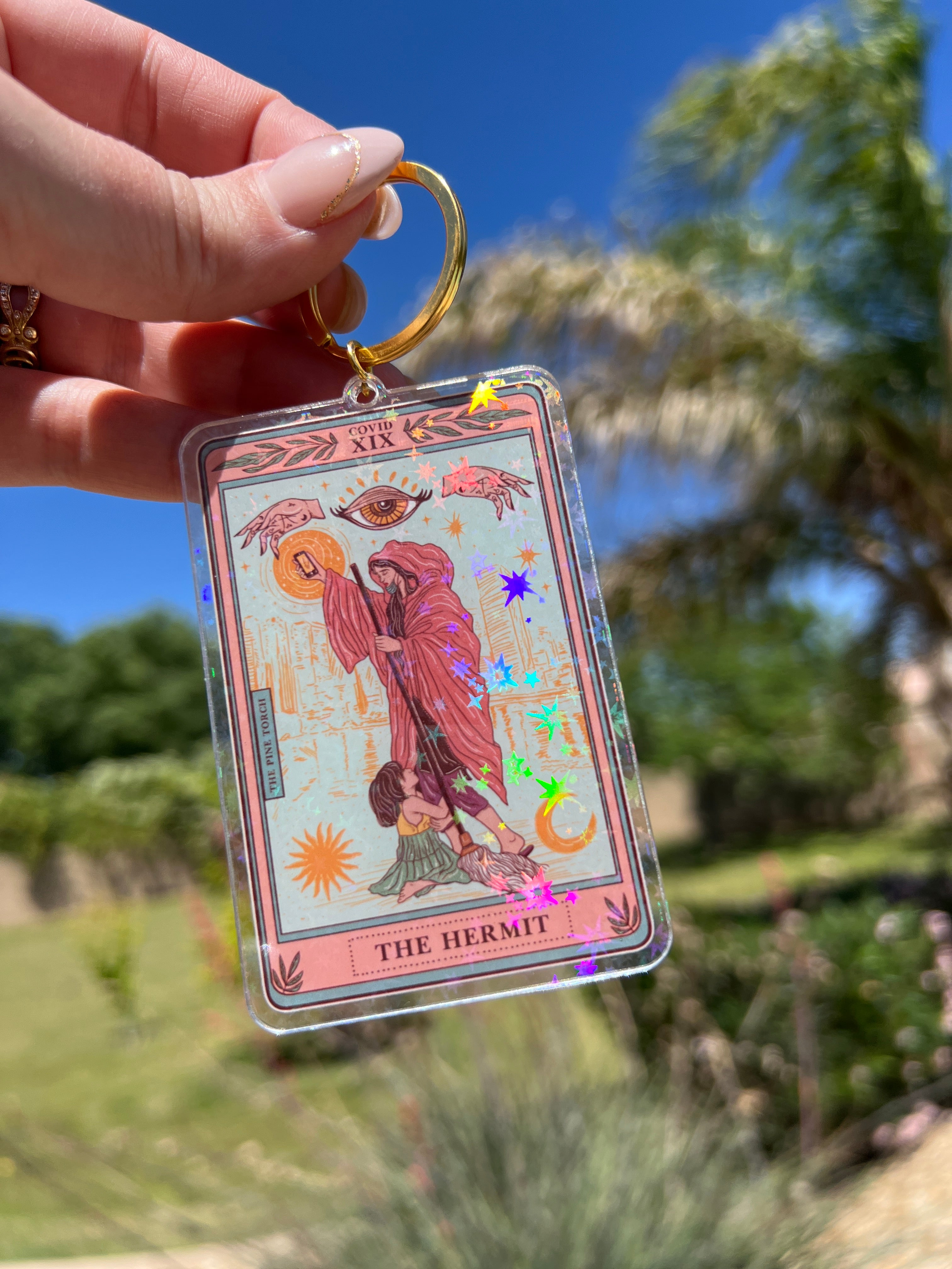 THE HERMIT « HOLOGRAPHIC KEYCHAIN »