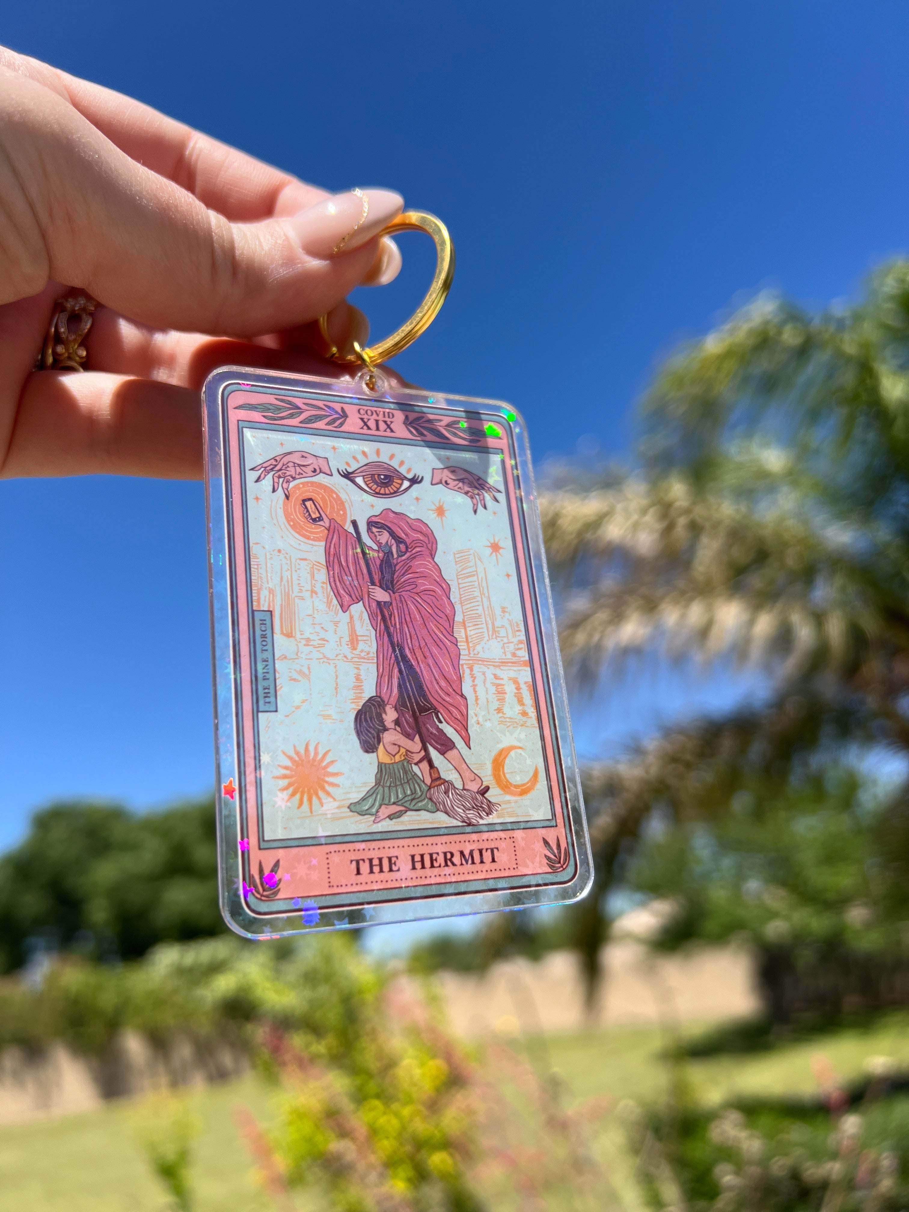 THE HERMIT « HOLOGRAPHIC KEYCHAIN »