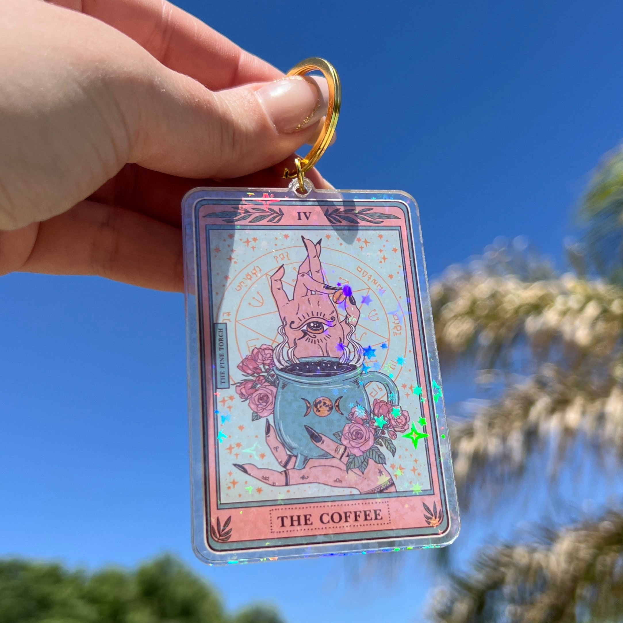 THE COFFEE « HOLOGRAPHIC KEYCHAIN »