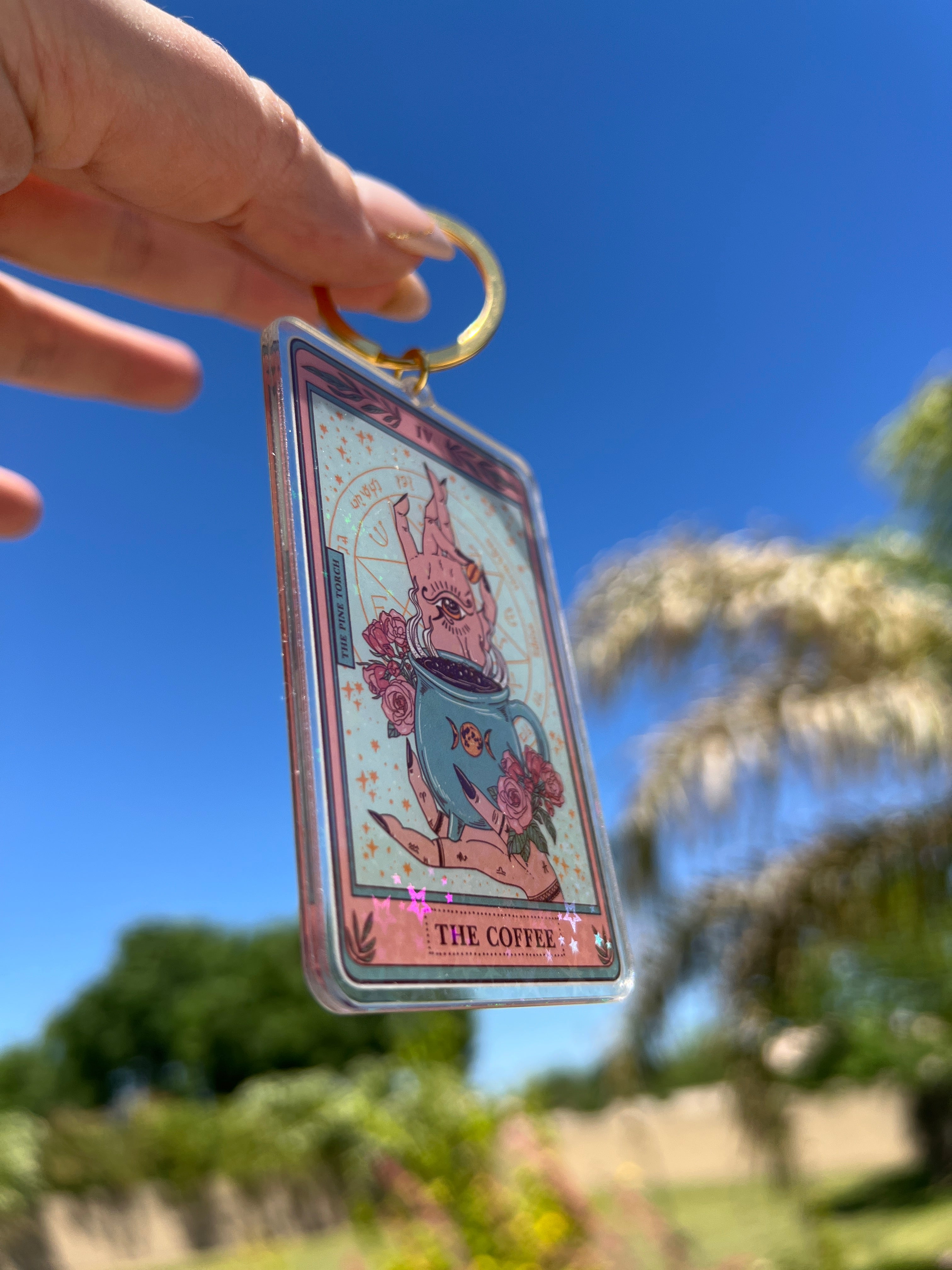 THE COFFEE « HOLOGRAPHIC KEYCHAIN »