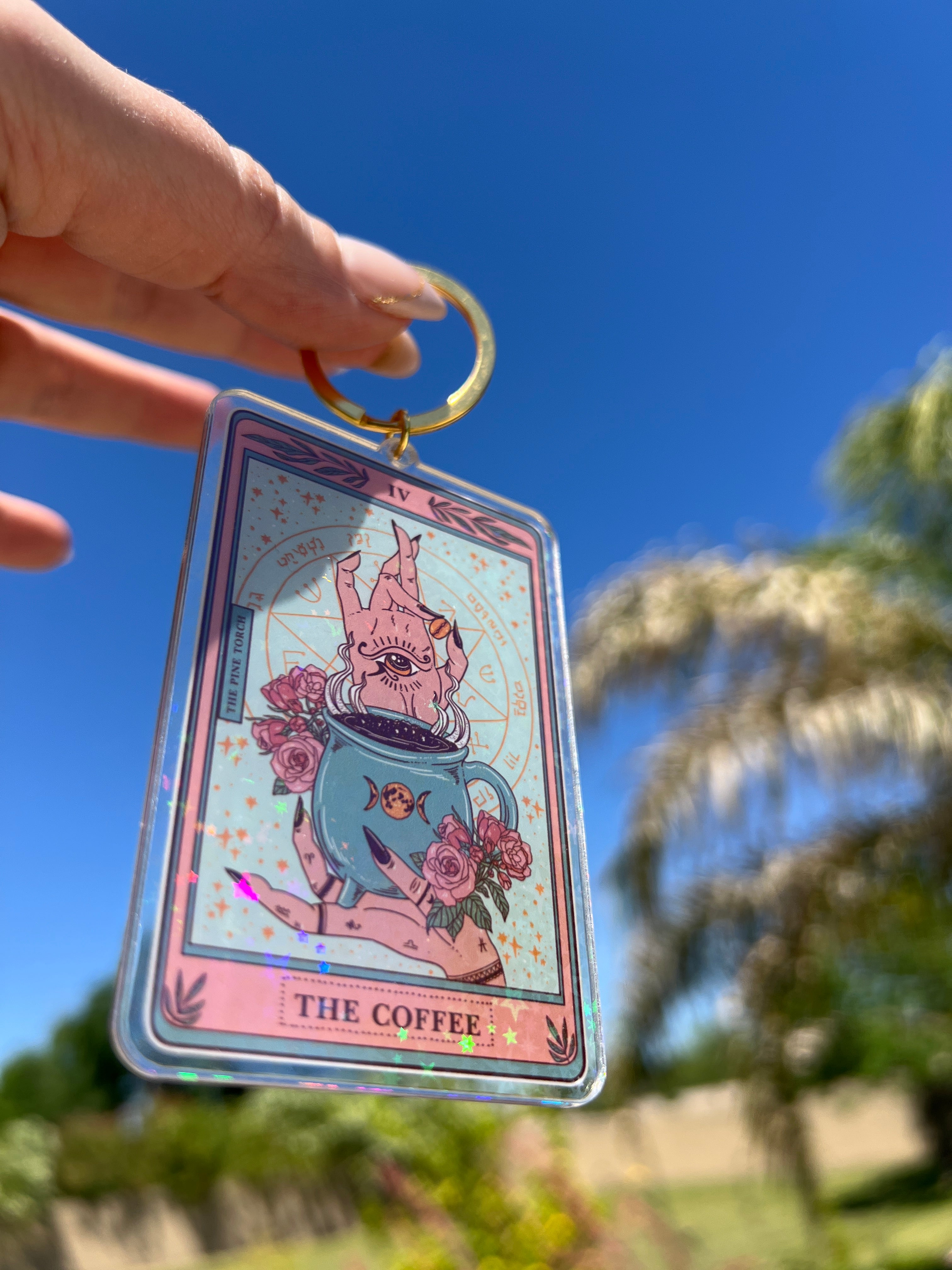 THE COFFEE « HOLOGRAPHIC KEYCHAIN »