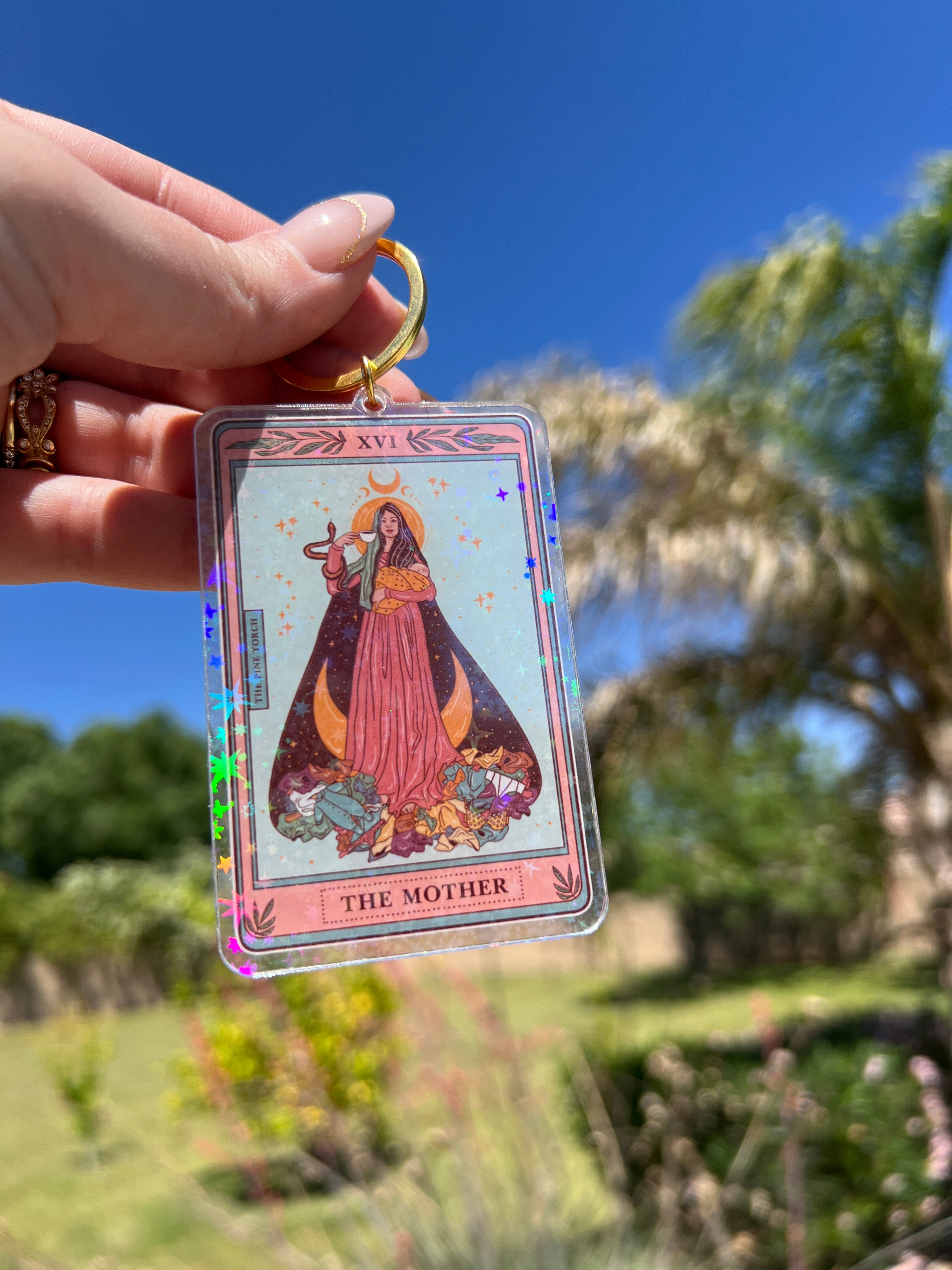 THE MOTHER « HOLOGRAPHIC KEYCHAIN »