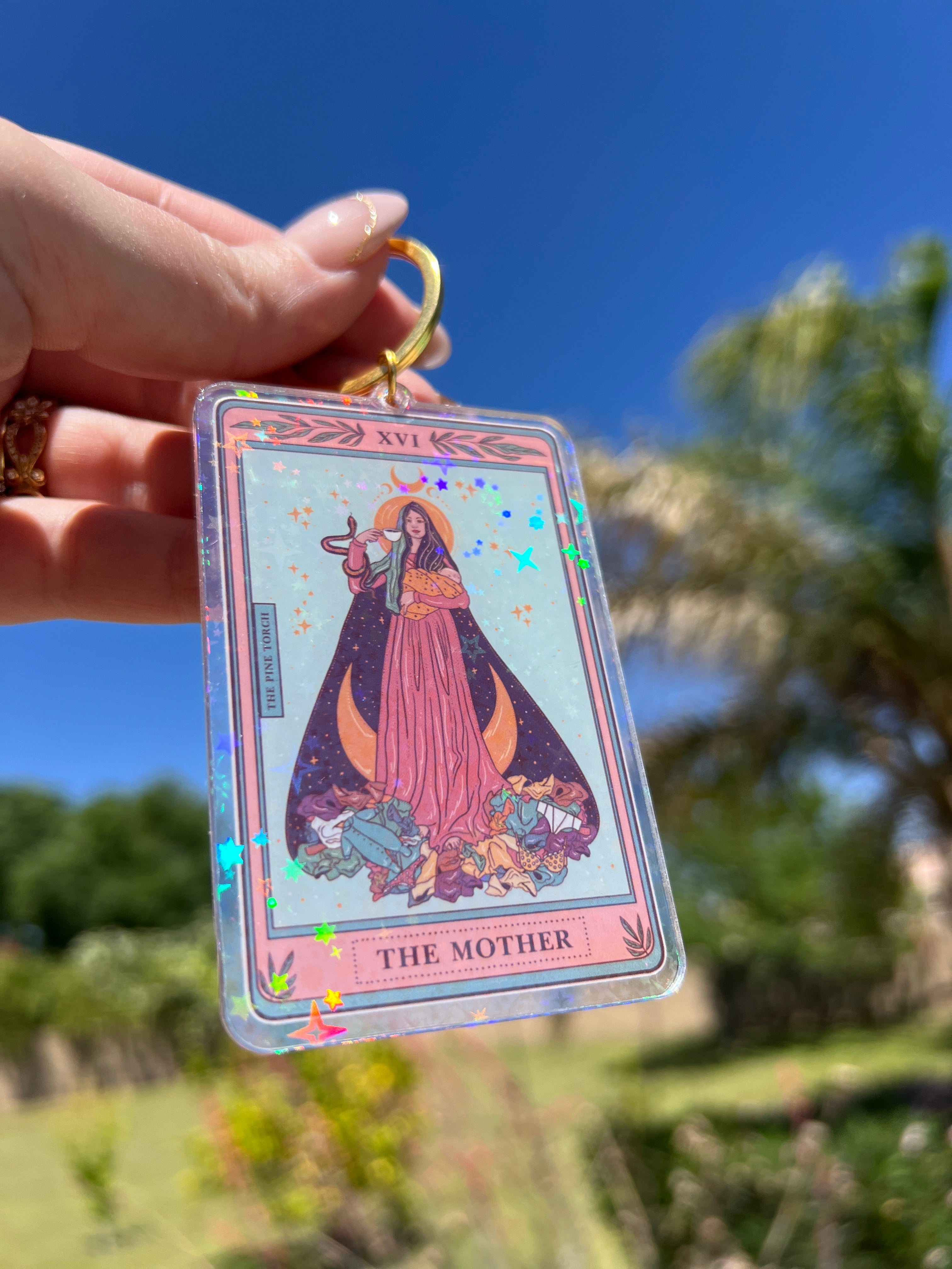 THE MOTHER « HOLOGRAPHIC KEYCHAIN »