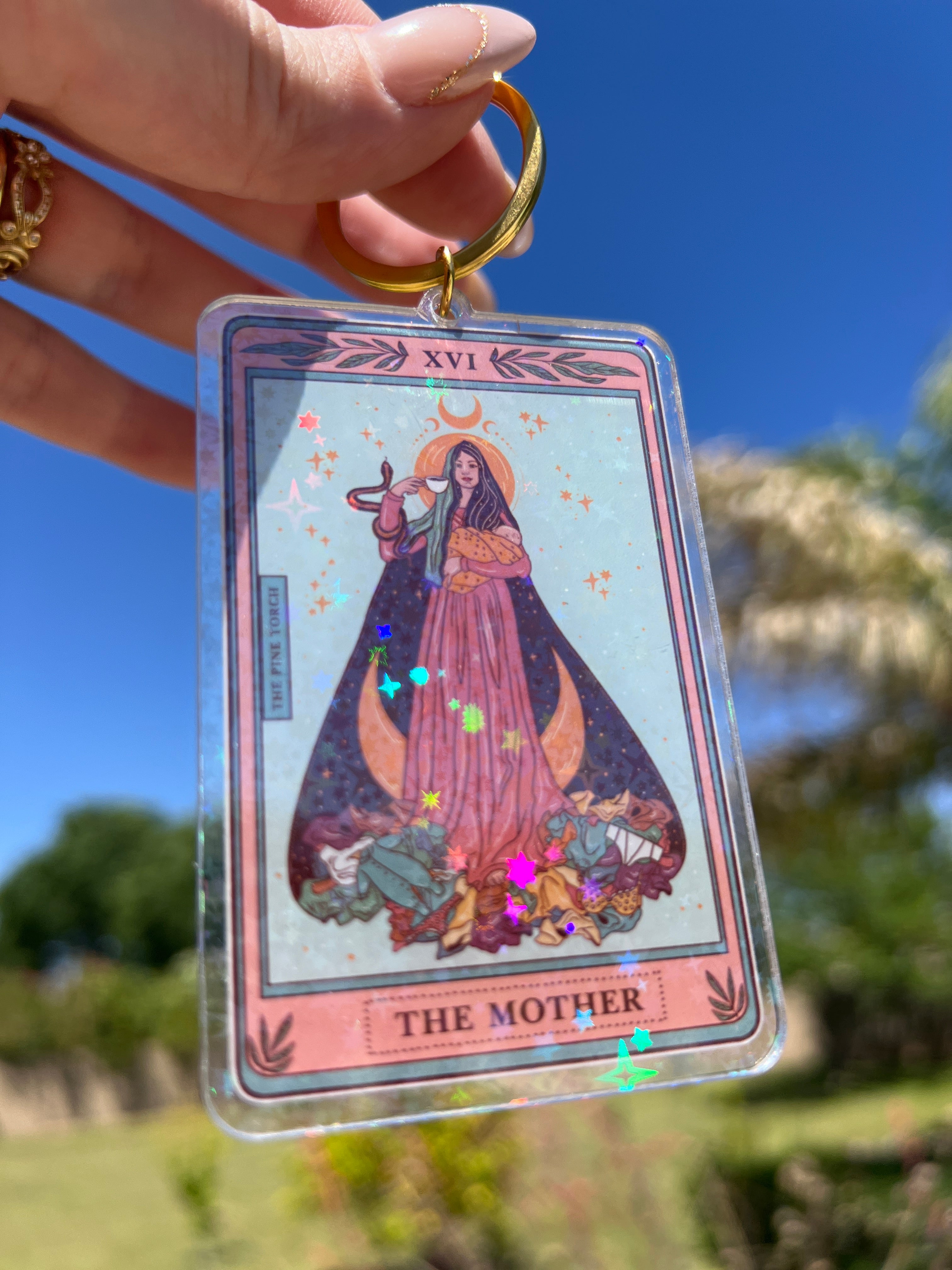 THE MOTHER « HOLOGRAPHIC KEYCHAIN »