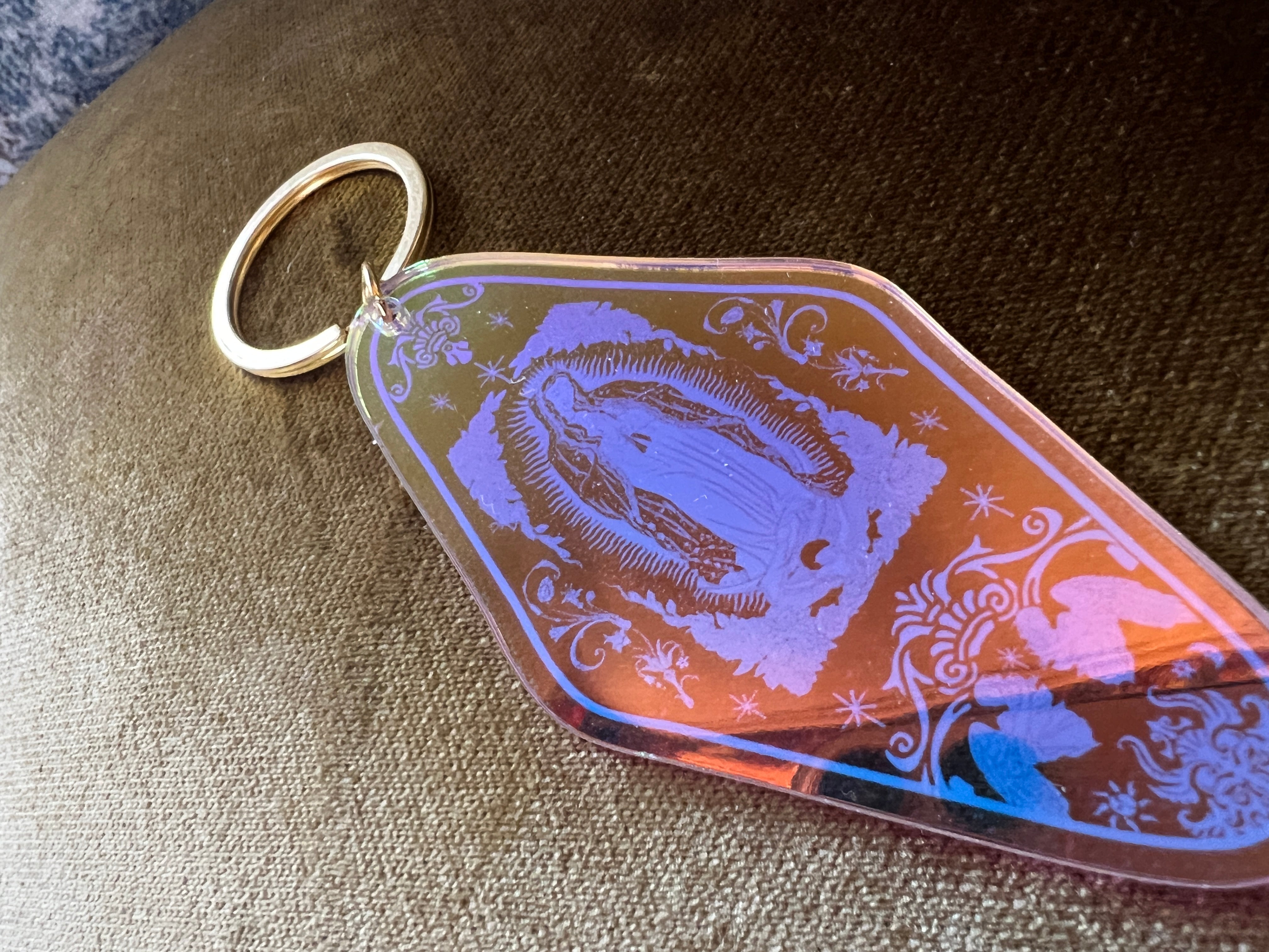 VIRGIN MARY « HOTEL KEYCHAIN »
