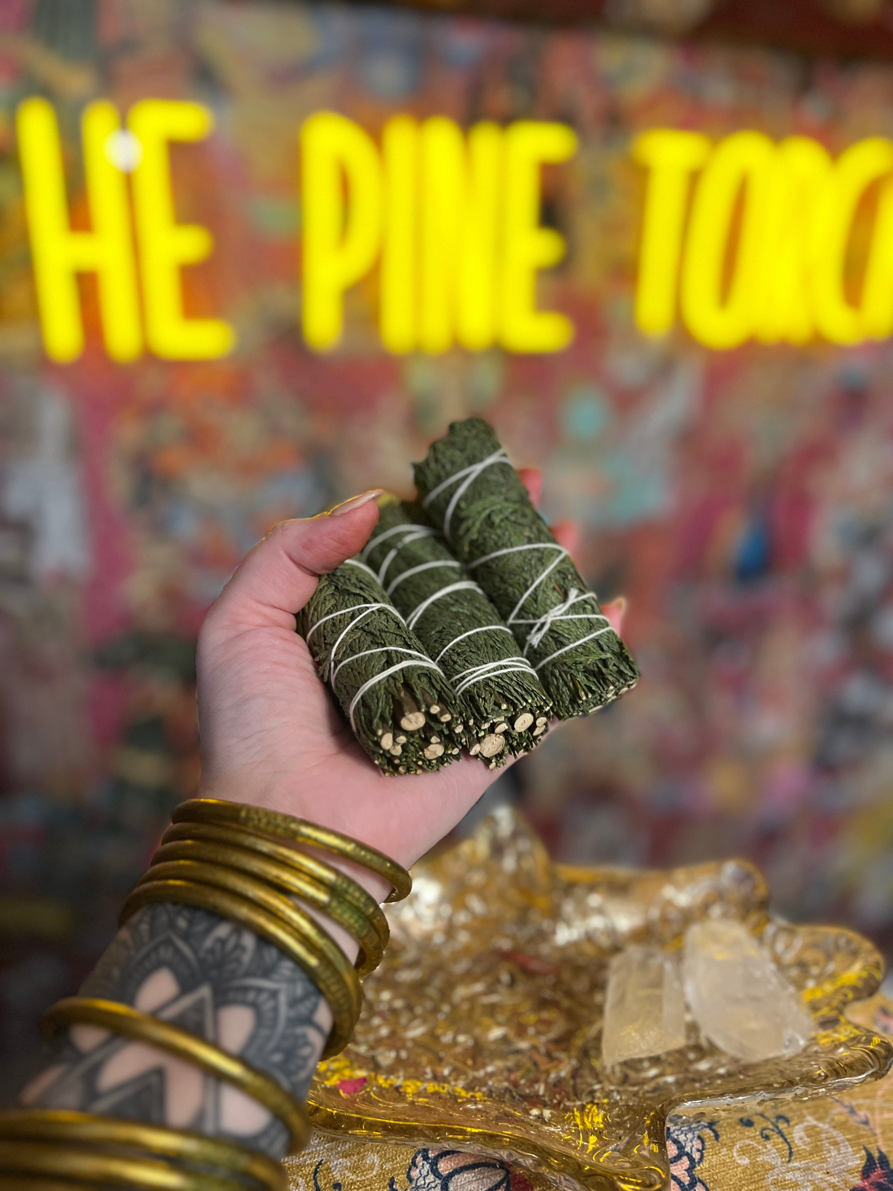 BLESSED + STRESSED << CEDAR >> SMUDGE