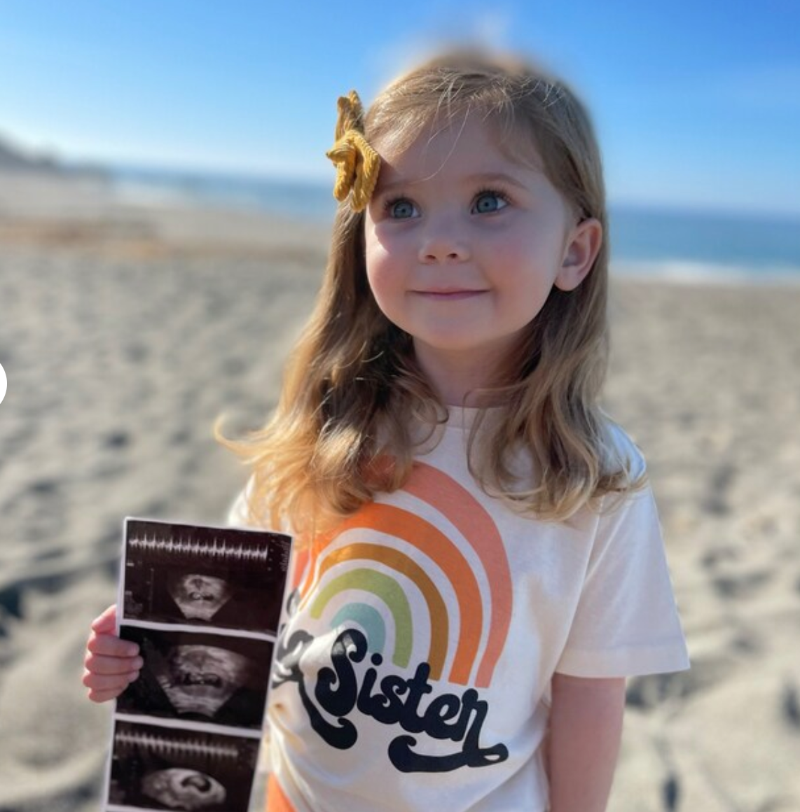 « BIG SISTER RETRO RAINBOW » KID'S TEE