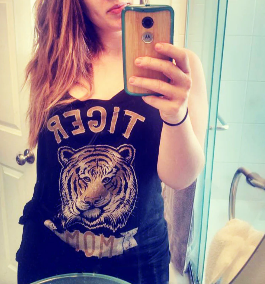 TIGER MOM // FLOWY RACERBACK TANK