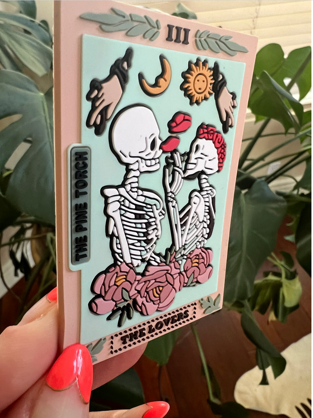 THE LOVERS TAROT « SOFT RUBBER 3D MAGNET »