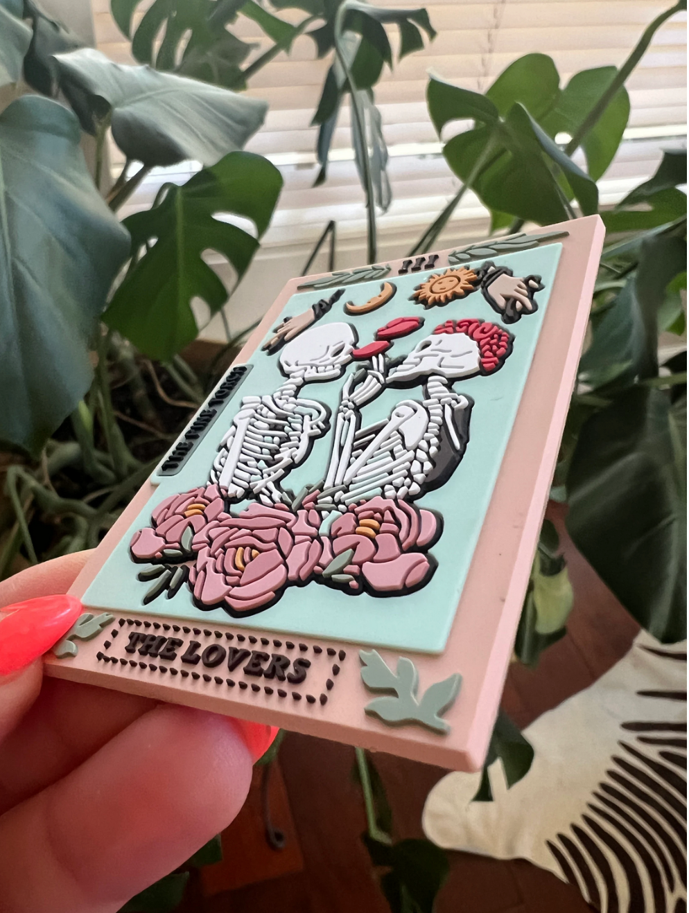 THE LOVERS TAROT « SOFT RUBBER 3D MAGNET »