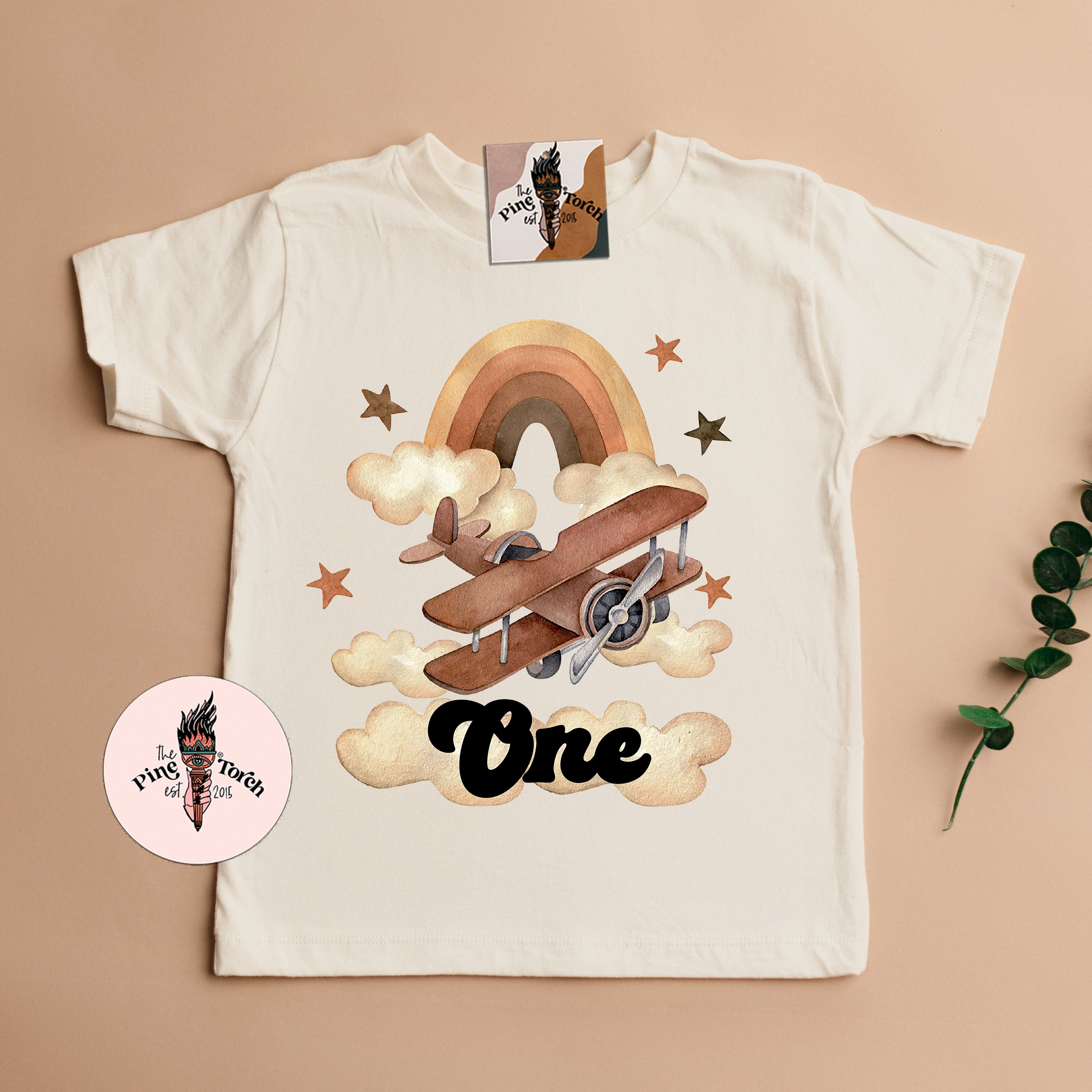 « AIRPLANE SECOND BIRTHDAY » KID'S TEE