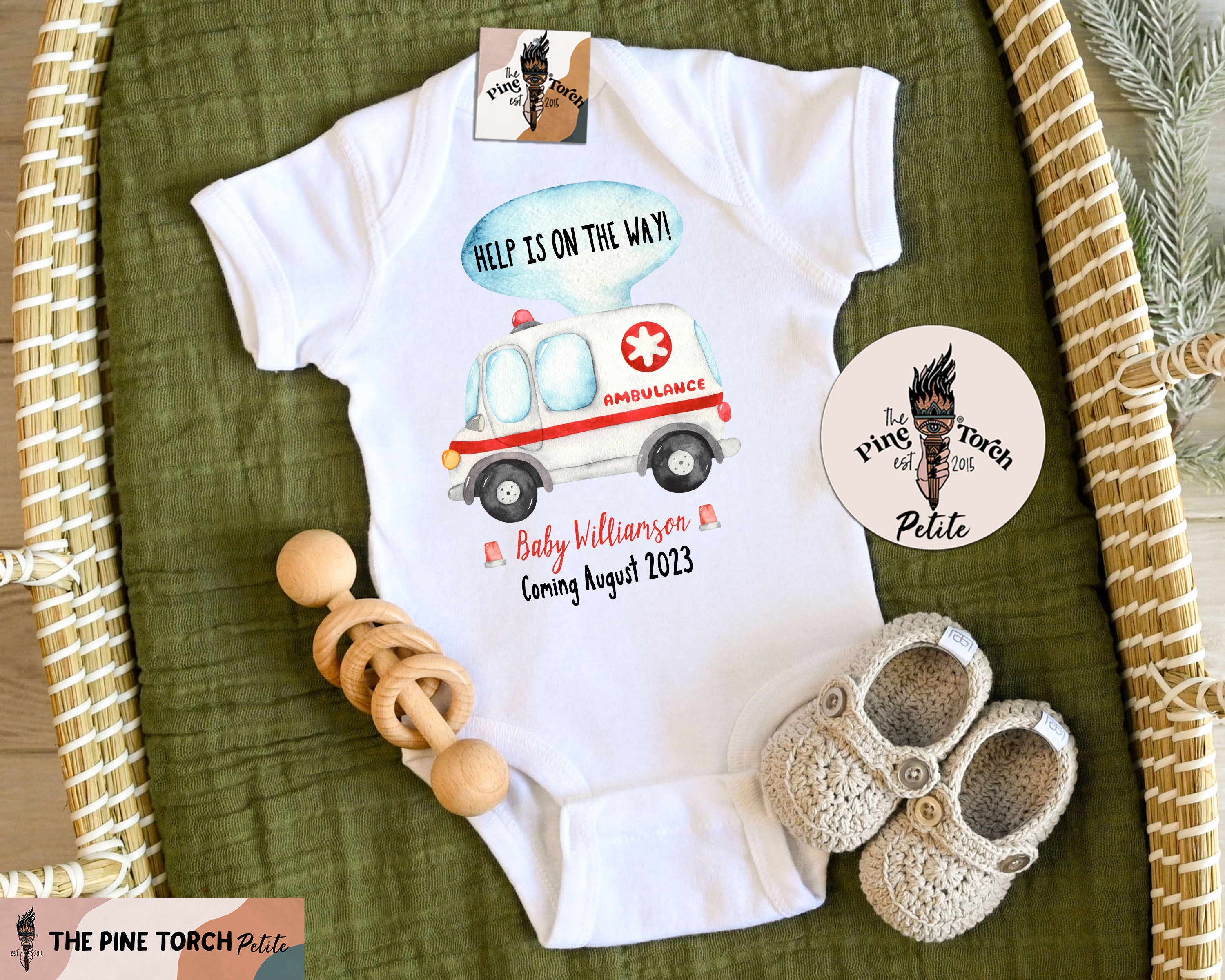 « PERSONALIZED AMBULANCE HELP IS ON THE WAY » BODYSUIT