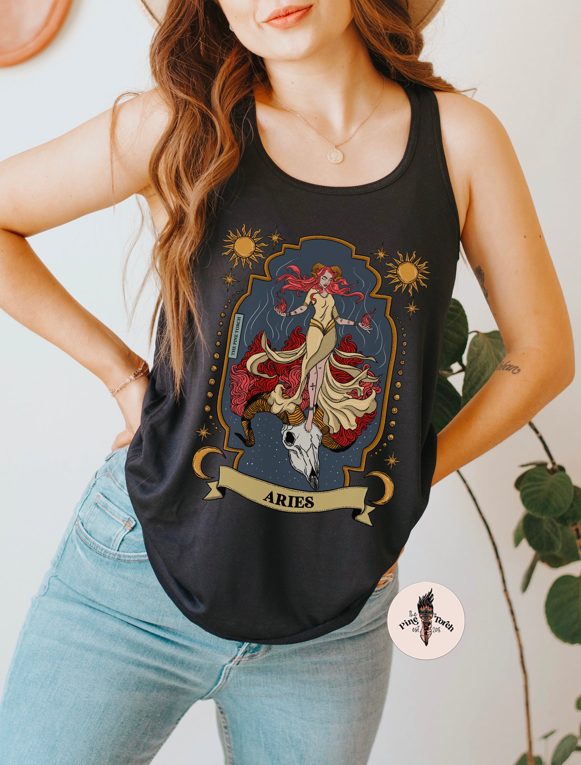 ARIES // FLOWY RACERBACK TANK