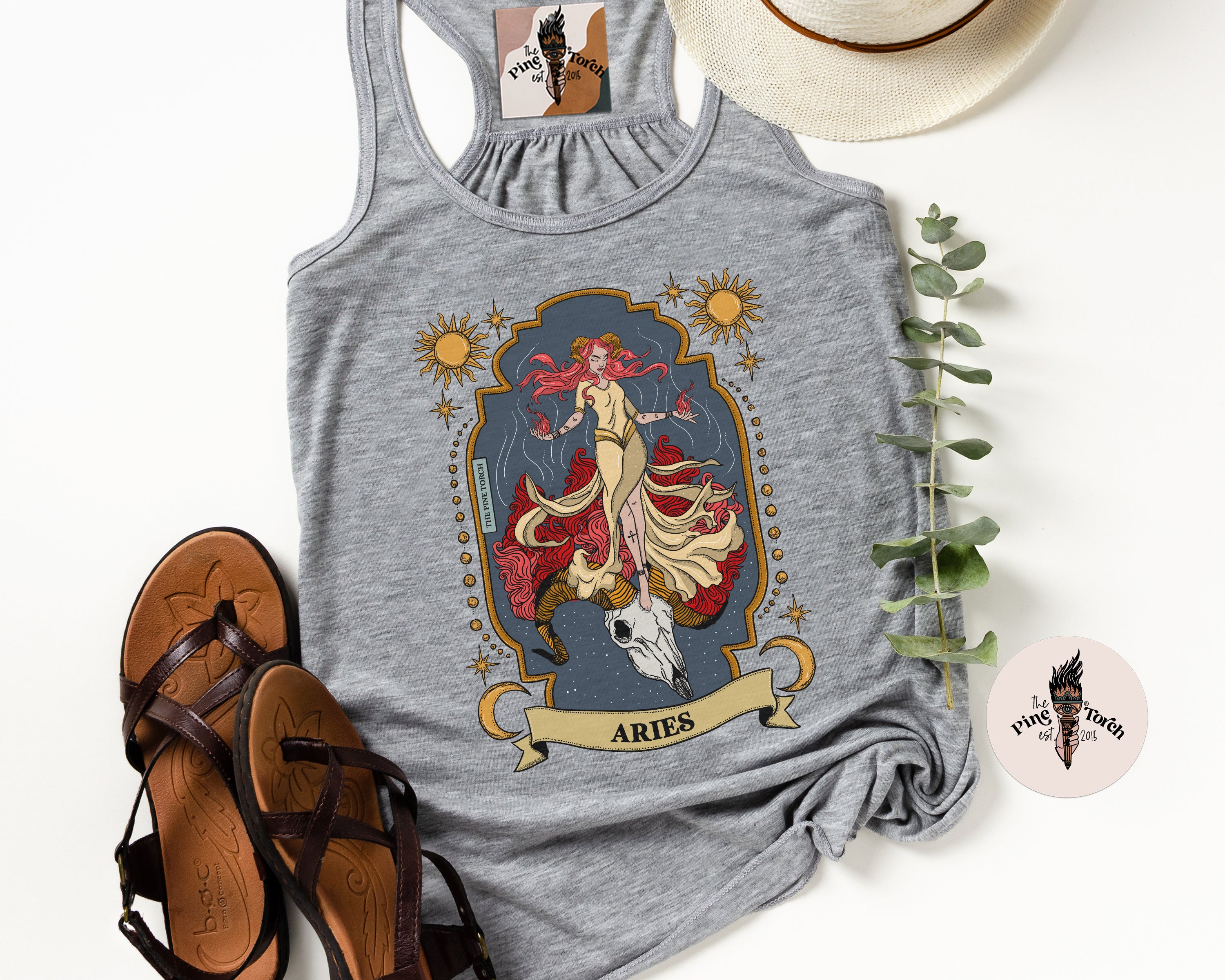 ARIES // FLOWY RACERBACK TANK