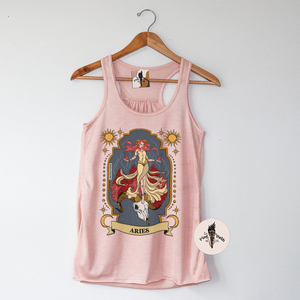 ARIES // FLOWY RACERBACK TANK