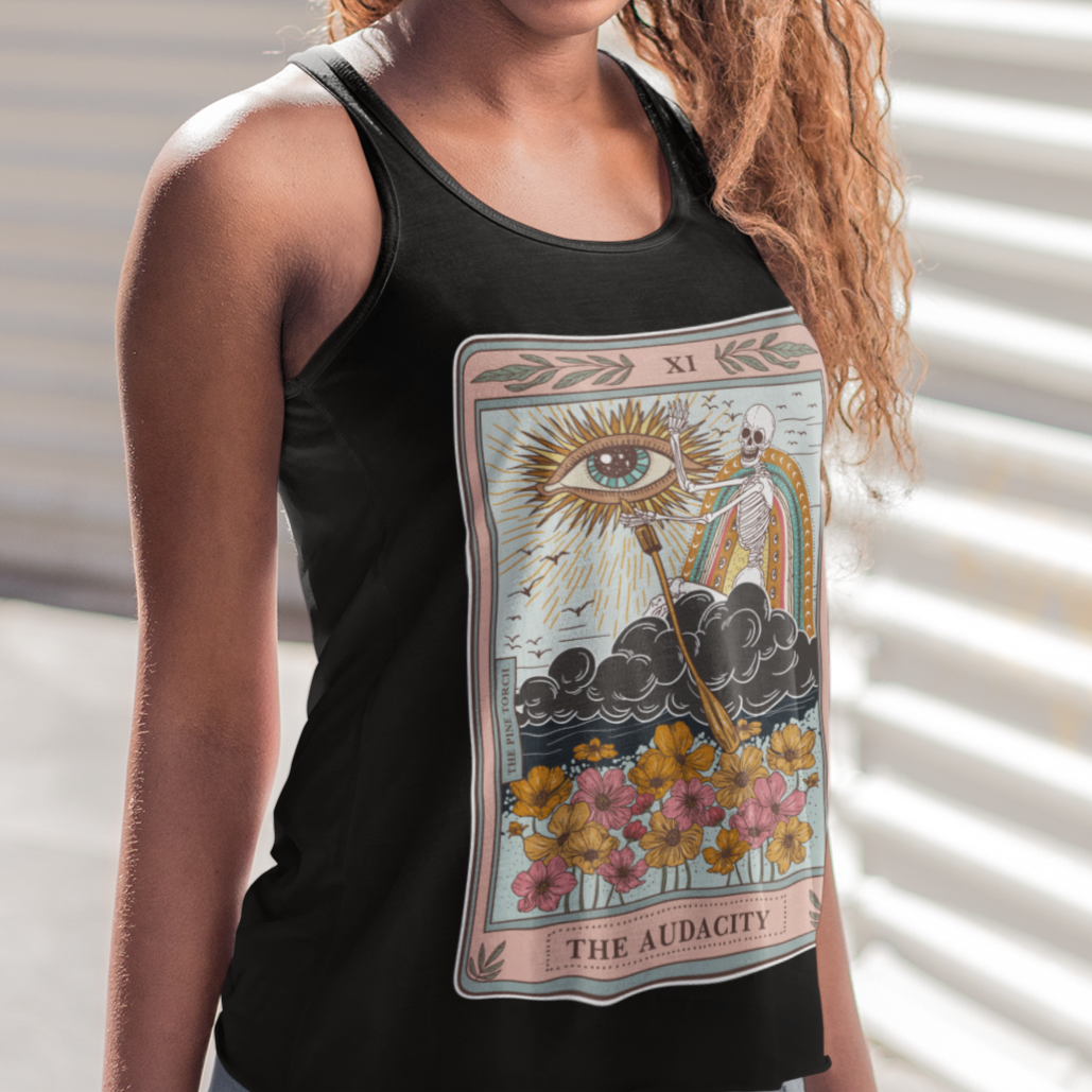 THE AUDACITY // FLOWY RACERBACK TANK