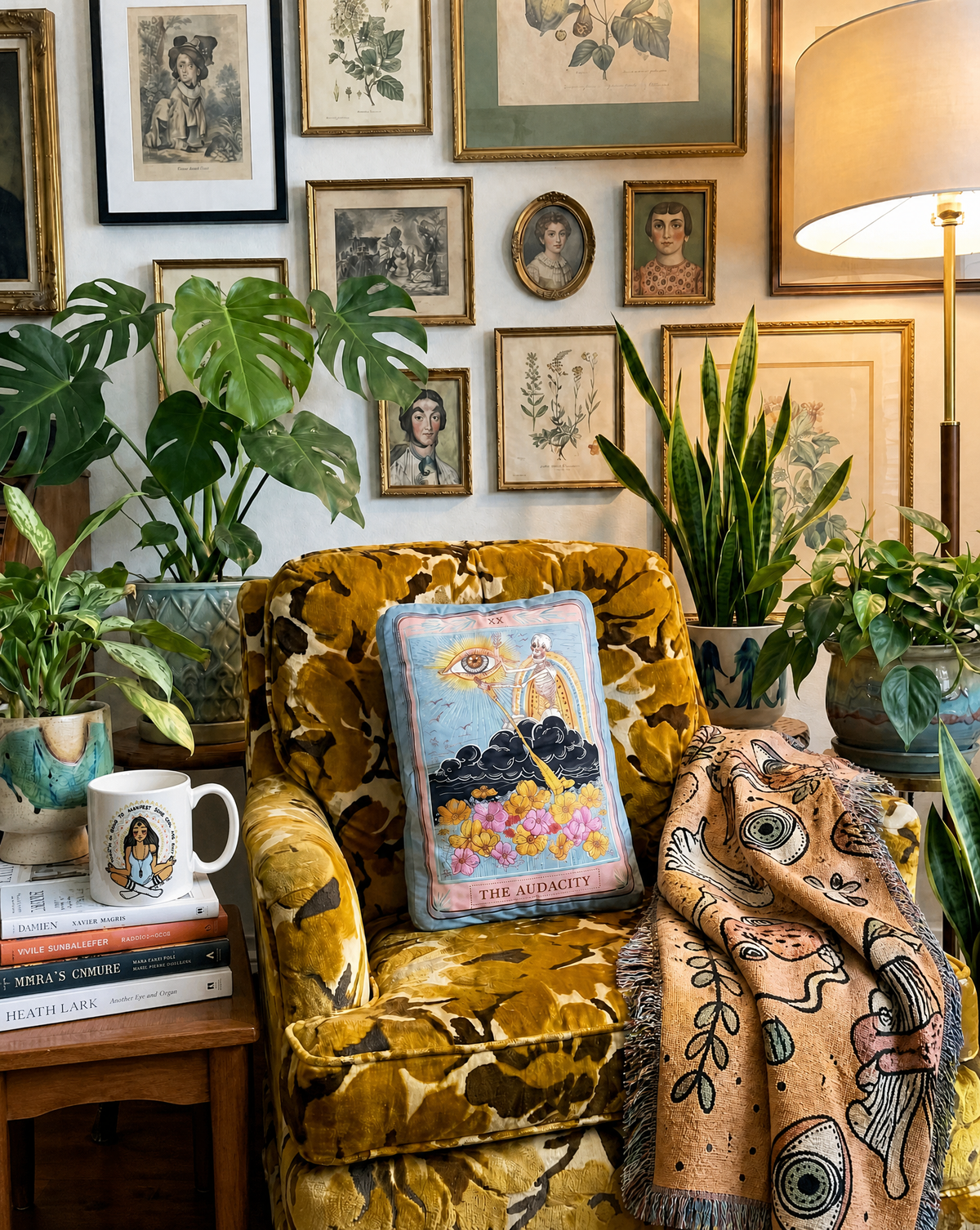 THE AUDACITY >> OVERSIZED PLUSH EMBROIDERED PILLOW | The