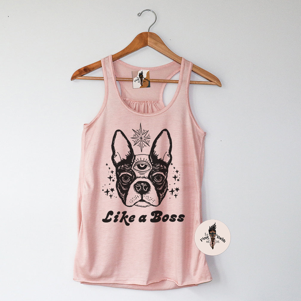 LIKE A BOSS // FLOWY RACERBACK TANK