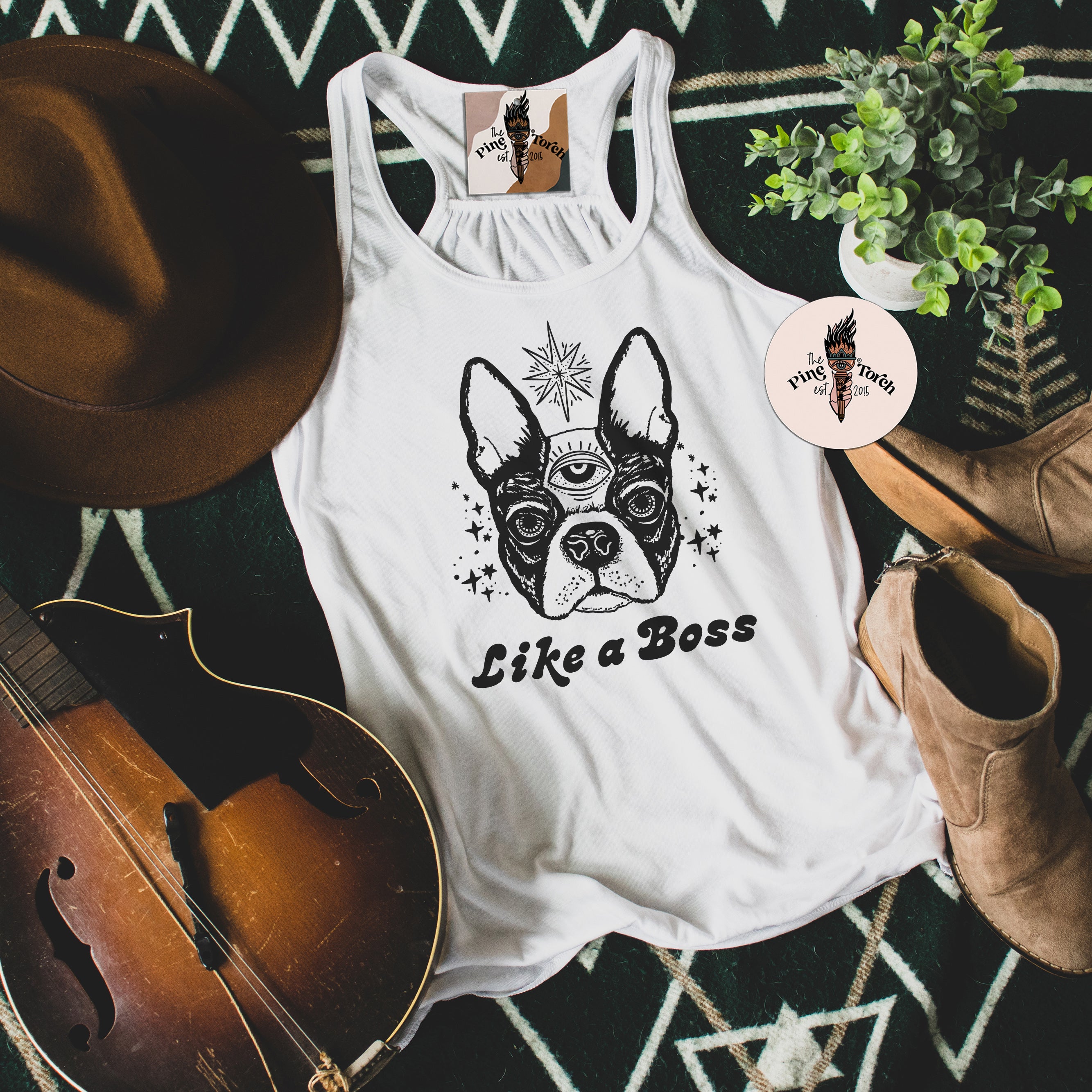 LIKE A BOSS // FLOWY RACERBACK TANK
