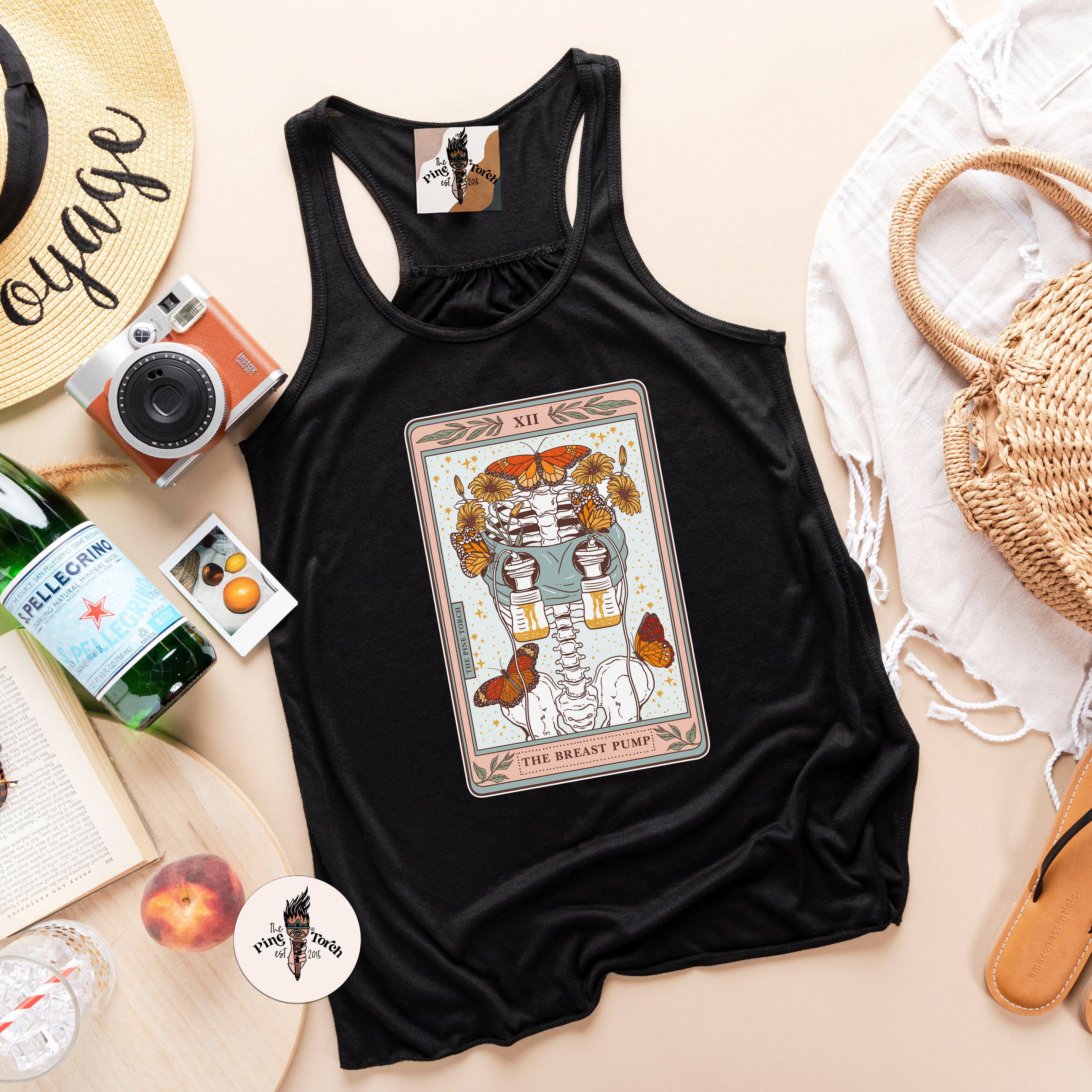 THE BREAST PUMP // FLOWY RACERBACK TANK