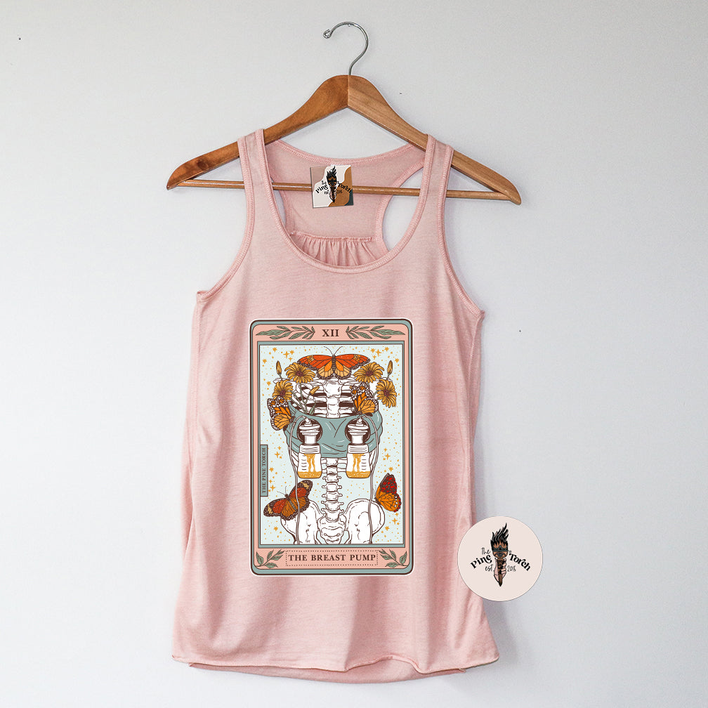 THE BREAST PUMP // FLOWY RACERBACK TANK